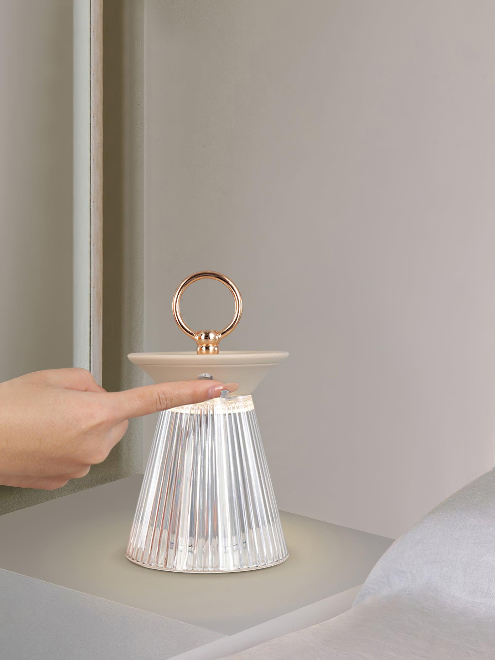 Auran Opaque Modern Table Lamp-Neutral Decor