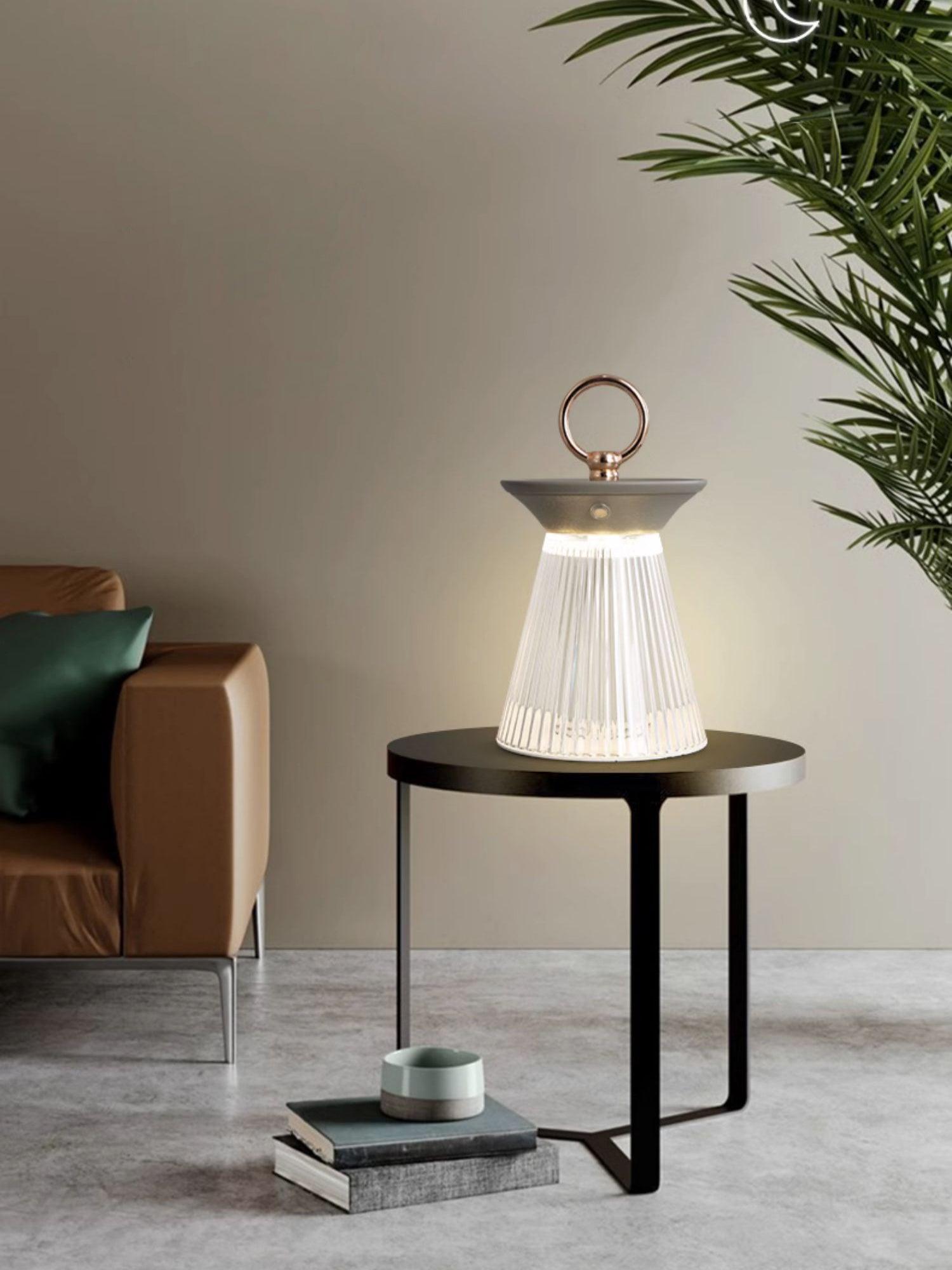 Auran Opaque Modern Table Lamp-Neutral Decor
