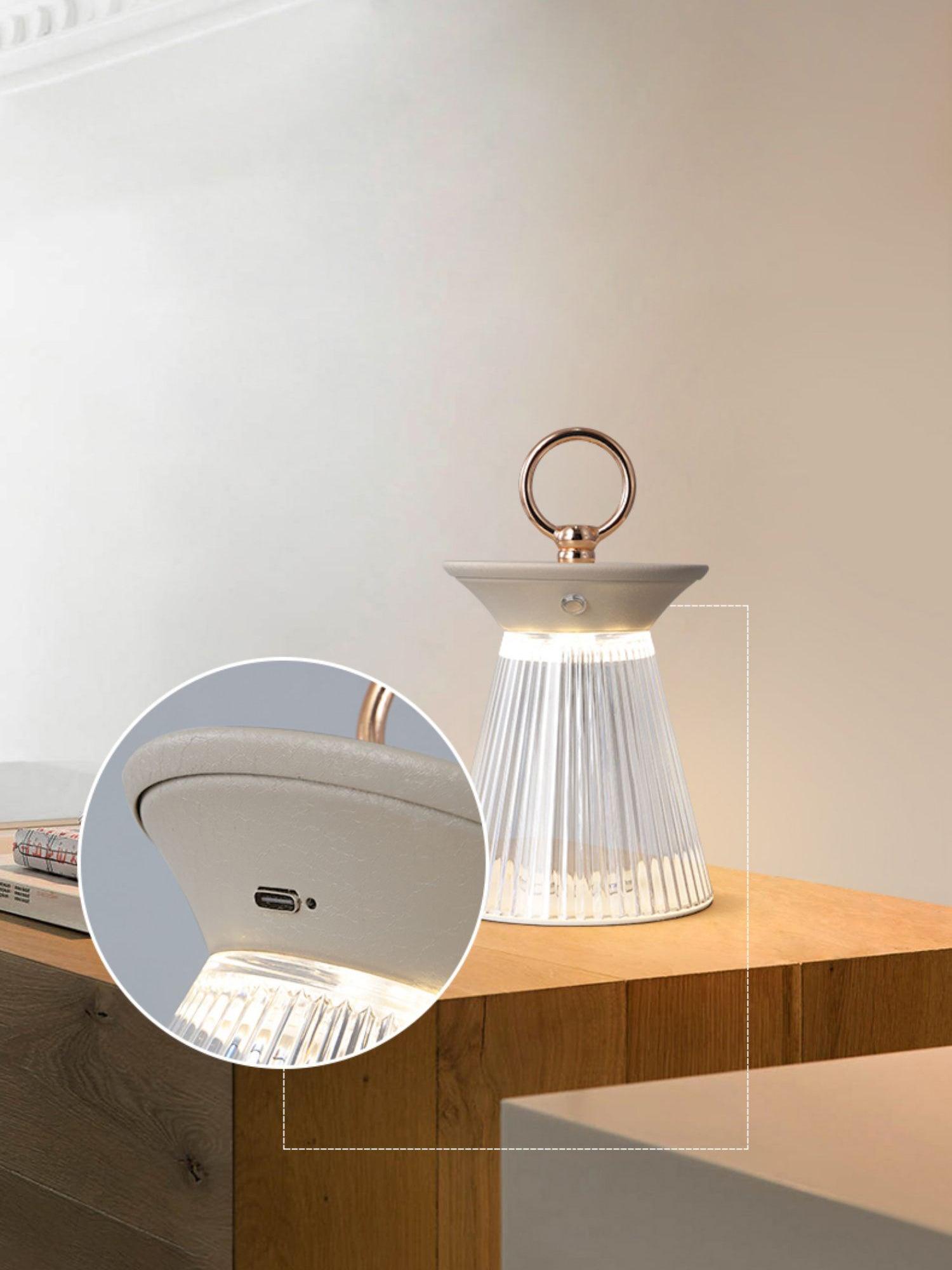 Auran Opaque Modern Table Lamp-Neutral Decor