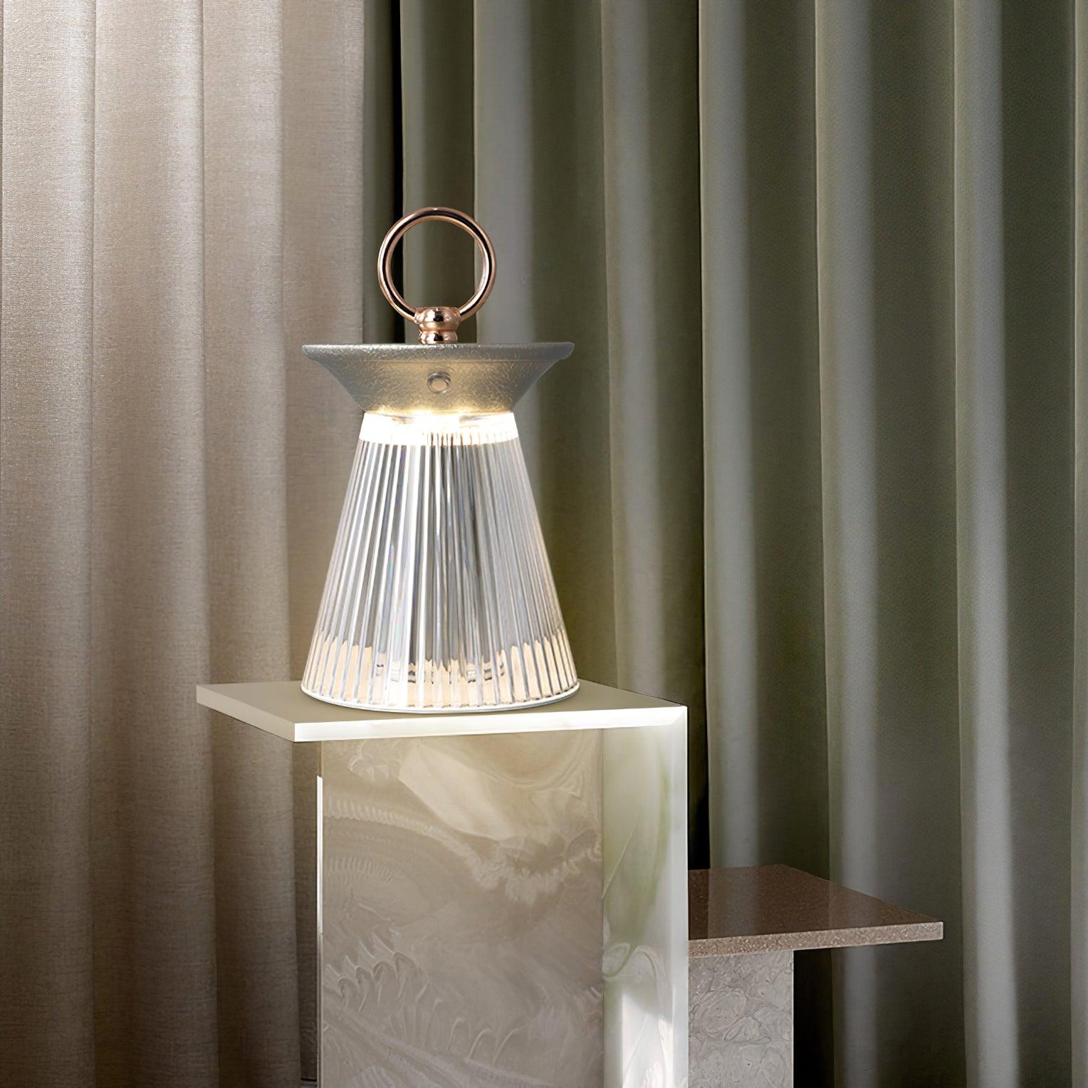 Auran Opaque Modern Table Lamp-Neutral Decor