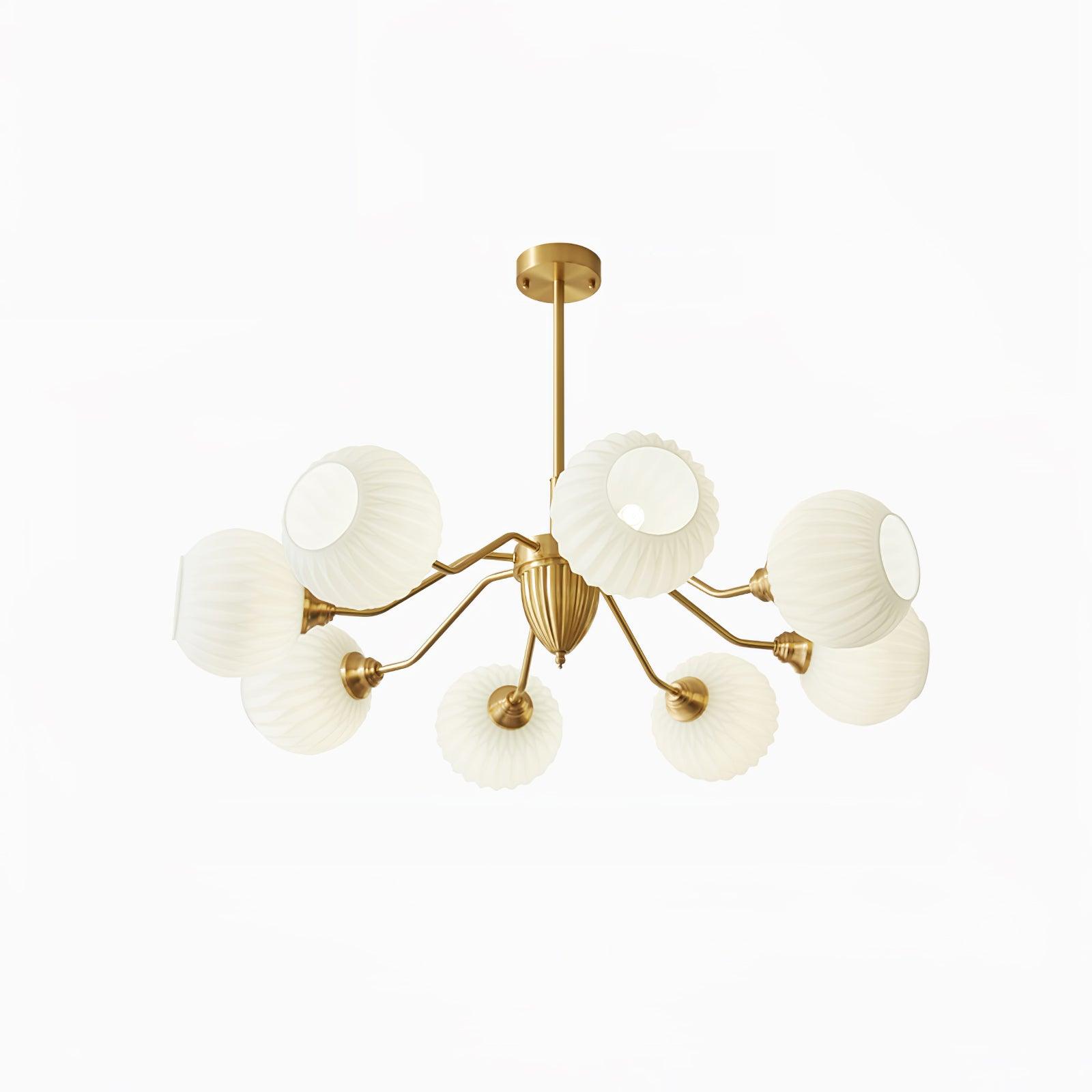 Zanora Vintage Brass Chandelier-Neutral Decor