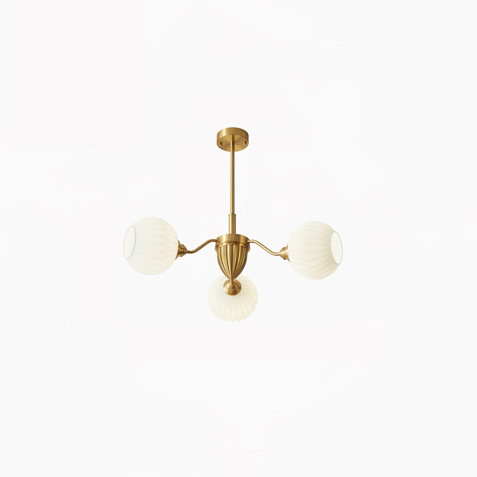 Zanora Vintage Brass Chandelier-Neutral Decor