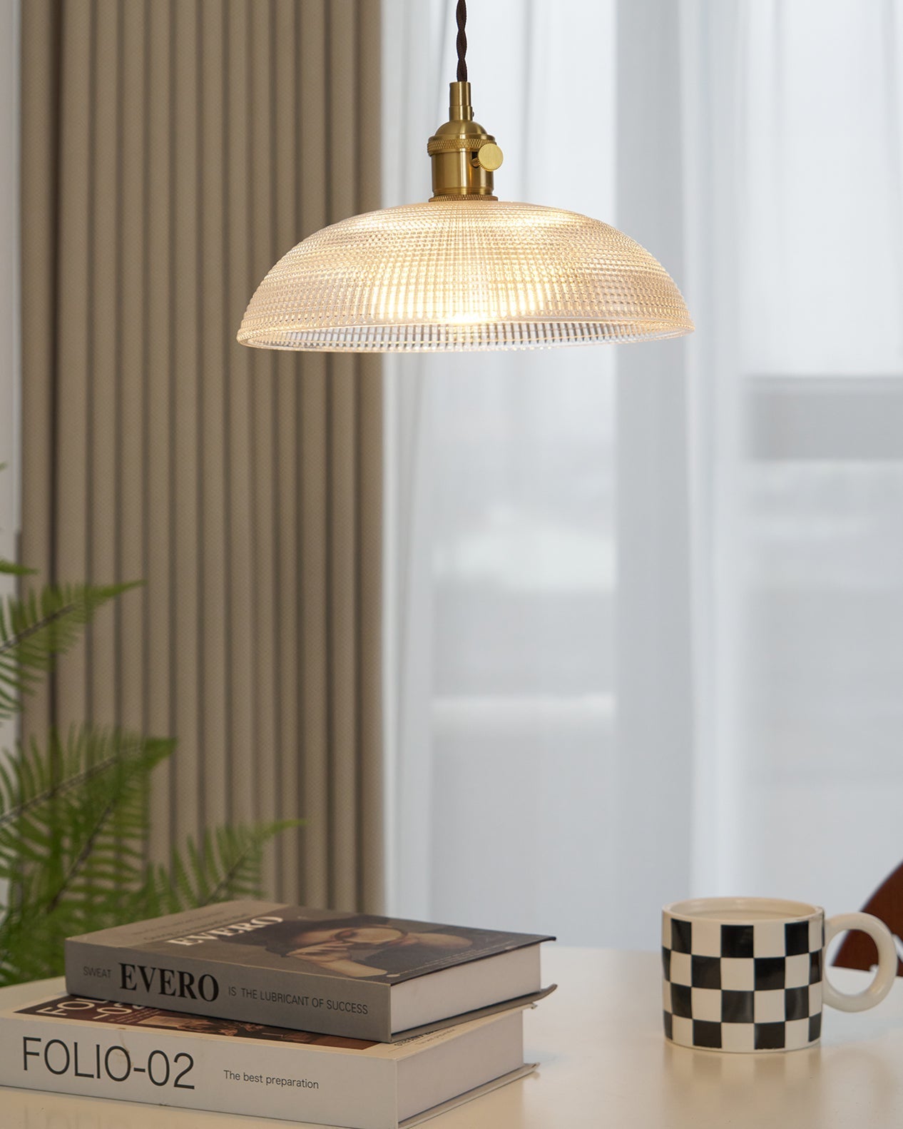 Norwen Minimalistic Pendant Light-Neutral Decor