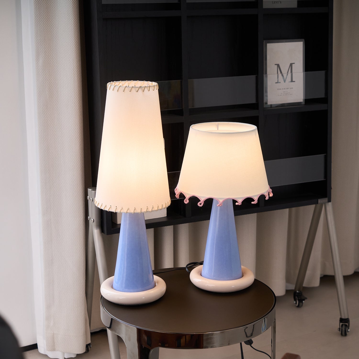 Rhett Modern Ceramic Table Lamp-Neutral Decor