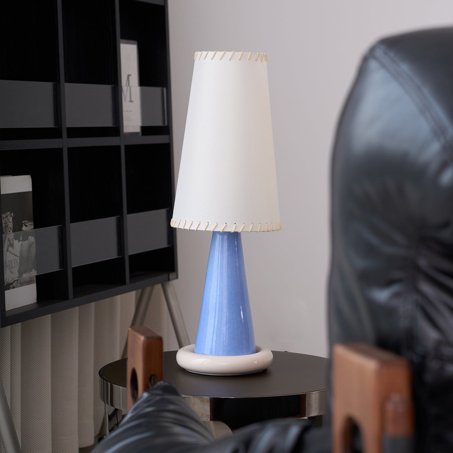 Rhett Modern Ceramic Table Lamp-Neutral Decor