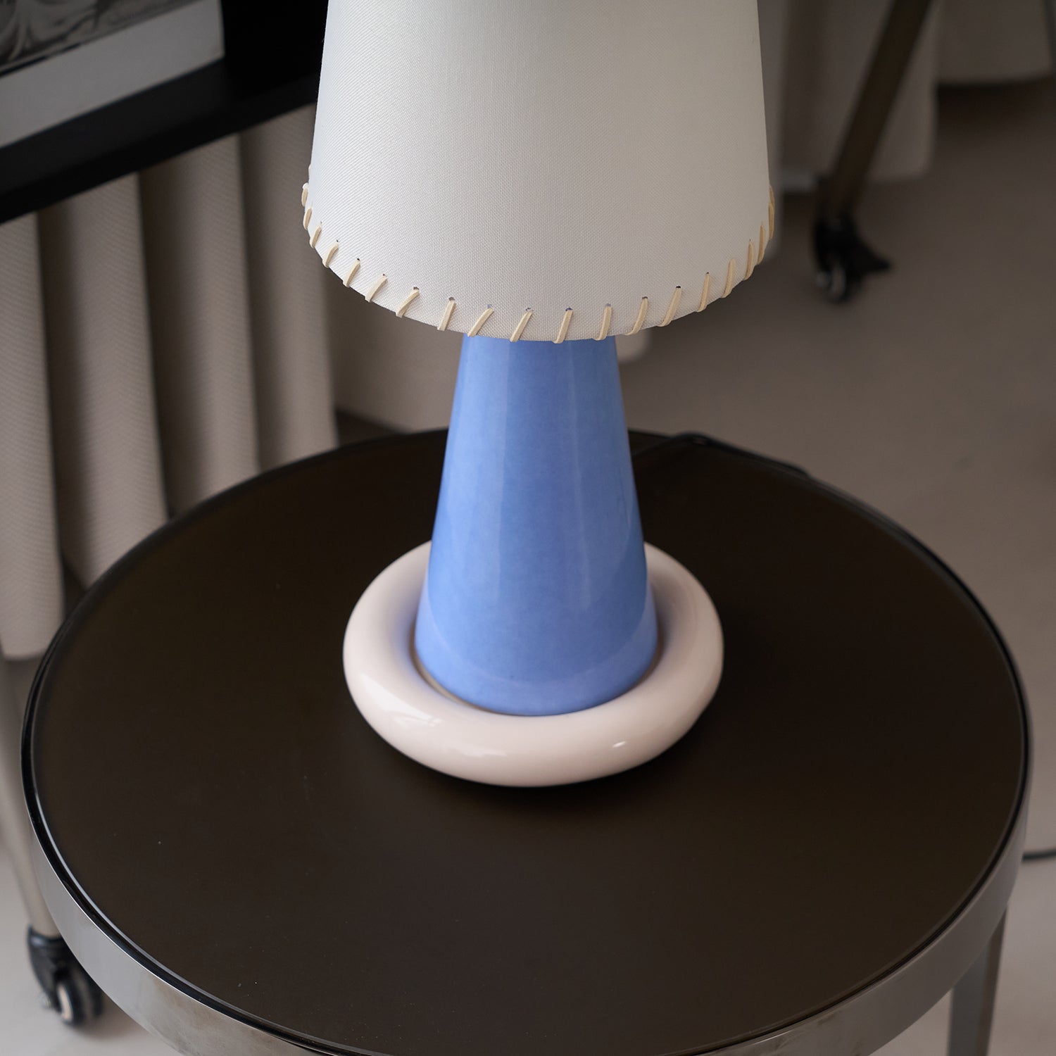 Rhett Modern Ceramic Table Lamp-Neutral Decor