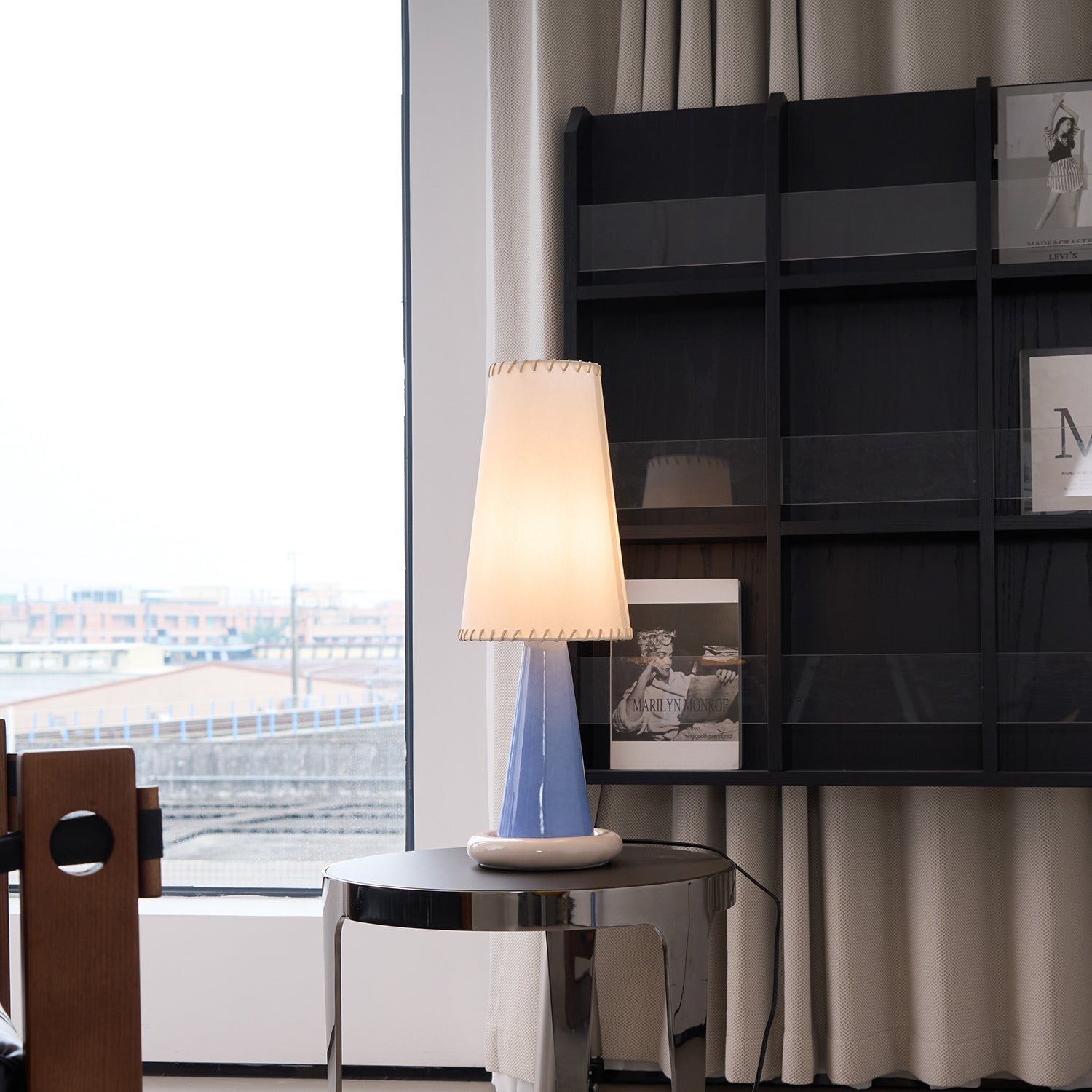 Rhett Modern Ceramic Table Lamp-Neutral Decor