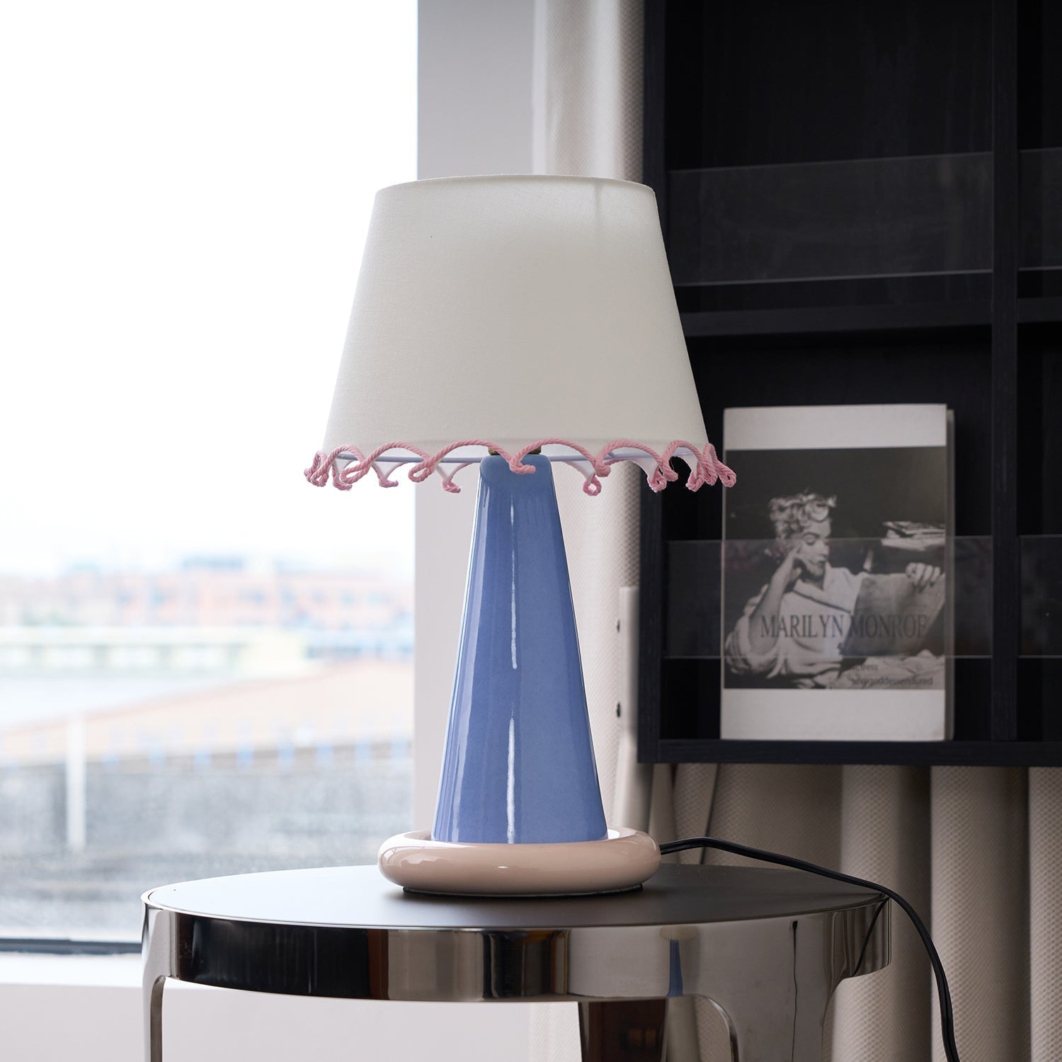 Rhett Modern Ceramic Table Lamp-Neutral Decor