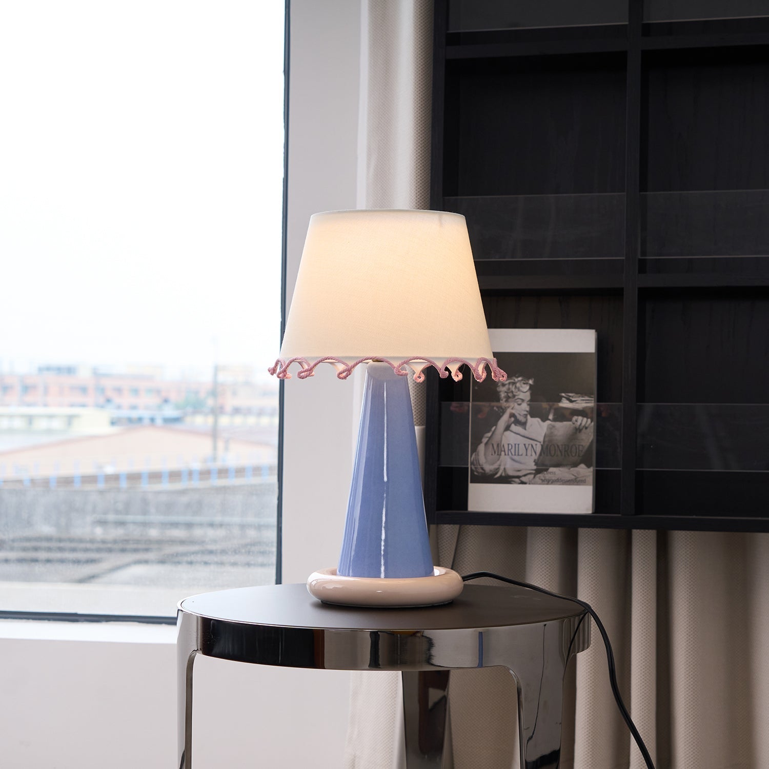 Rhett Modern Ceramic Table Lamp-Neutral Decor