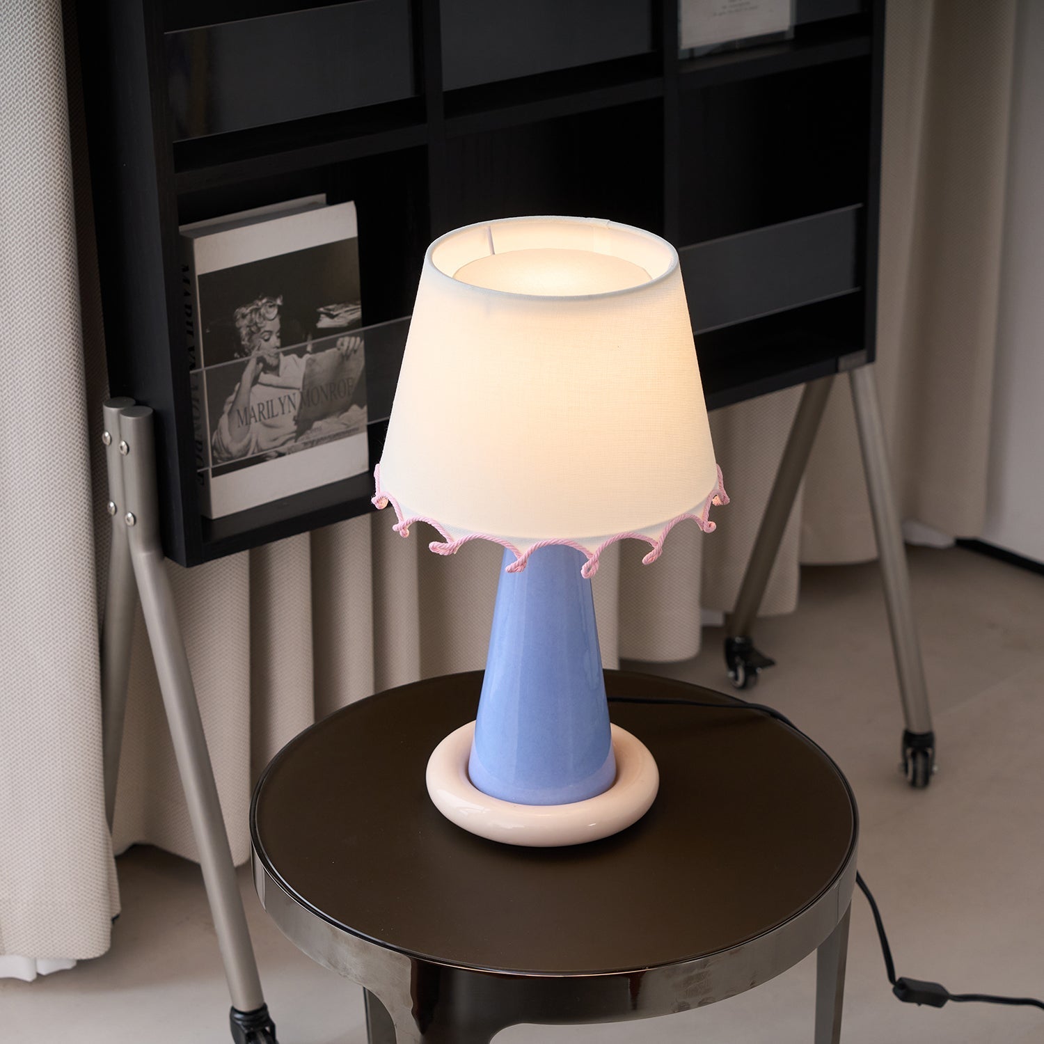 Rhett Modern Ceramic Table Lamp-Neutral Decor