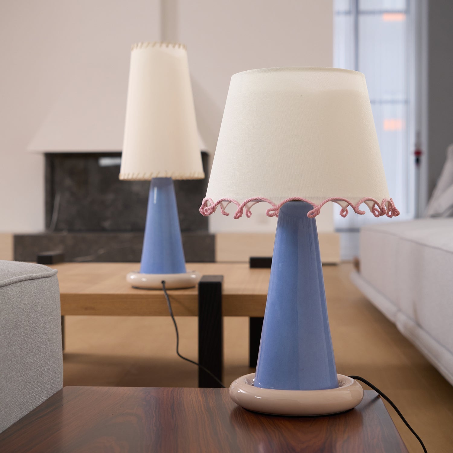 Rhett Modern Ceramic Table Lamp-Neutral Decor