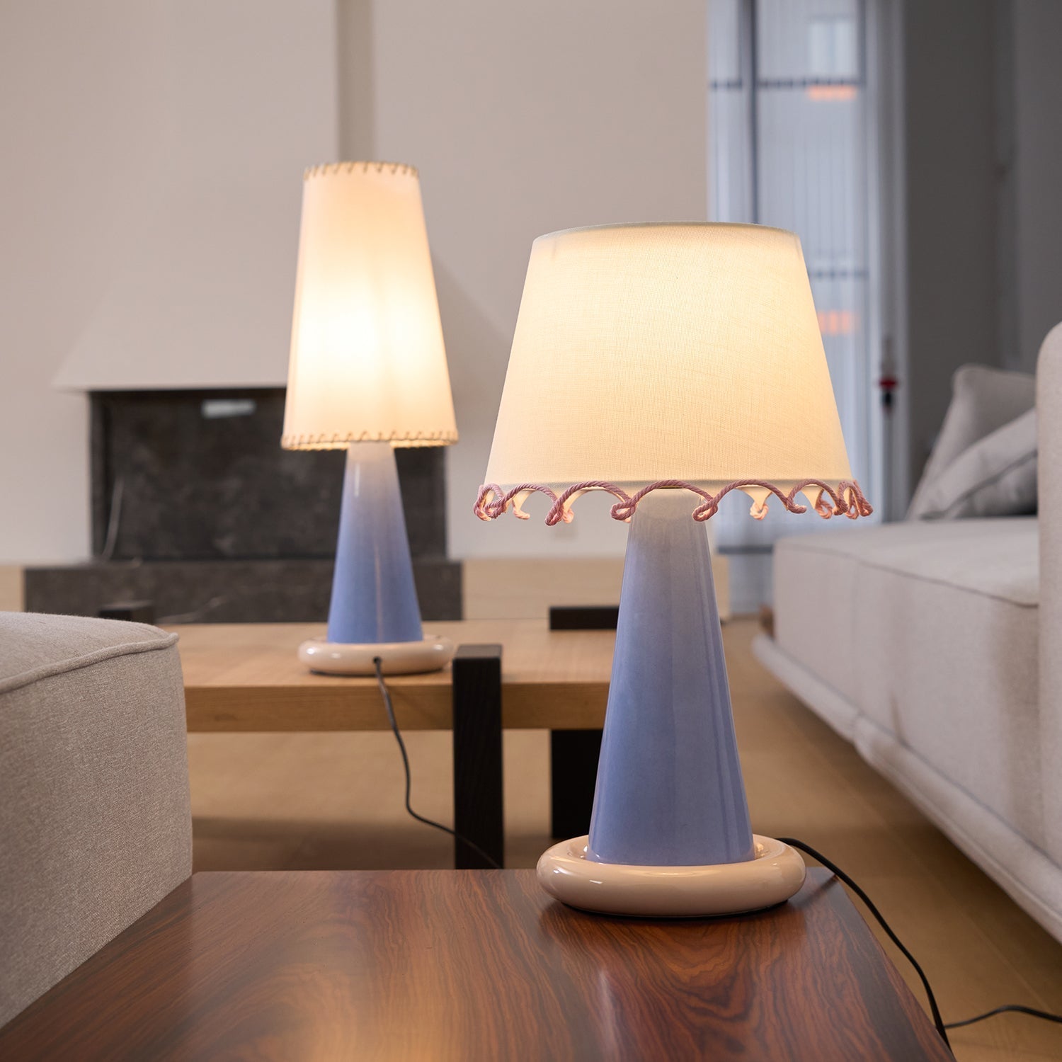 Rhett Modern Ceramic Table Lamp-Neutral Decor