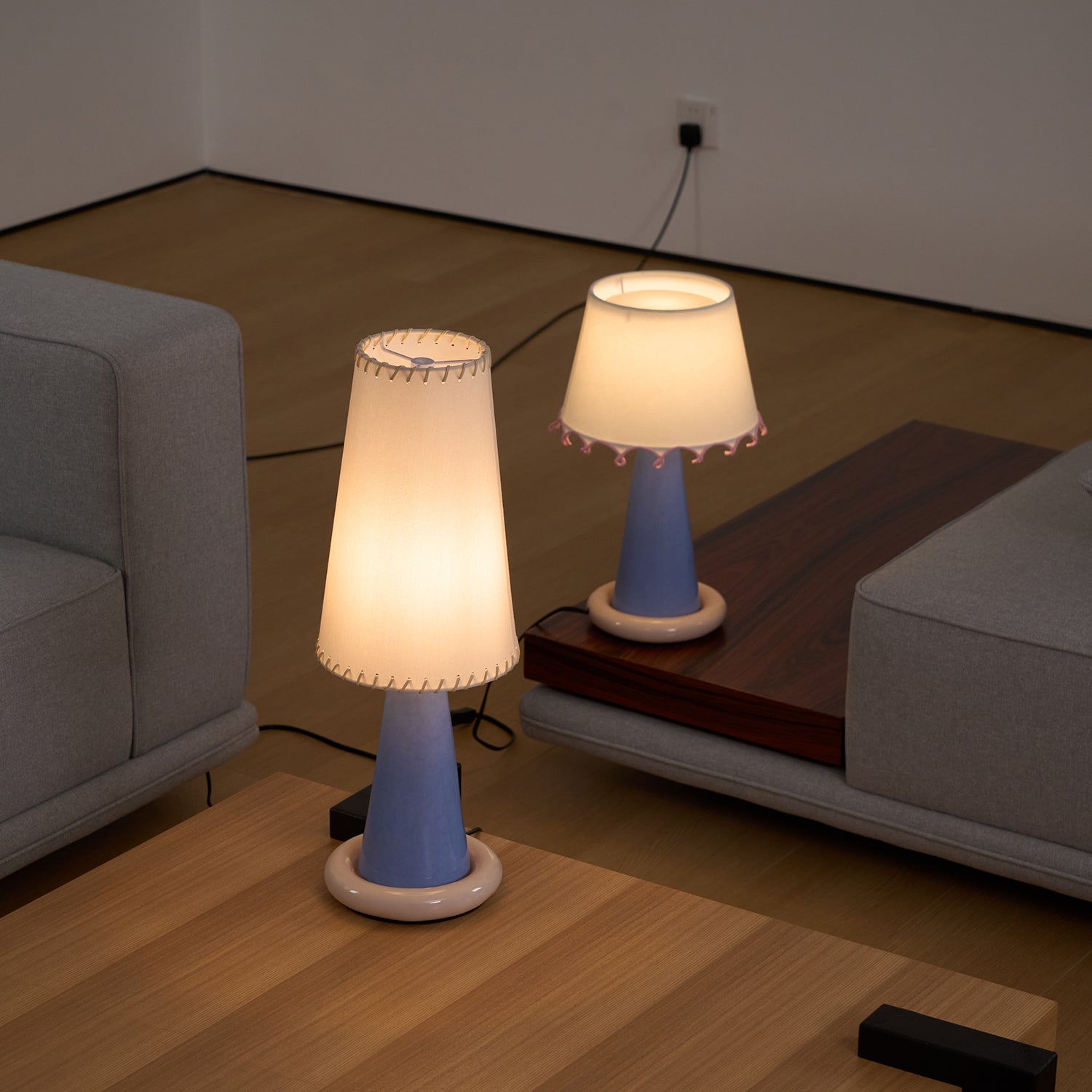 Rhett Modern Ceramic Table Lamp-Neutral Decor