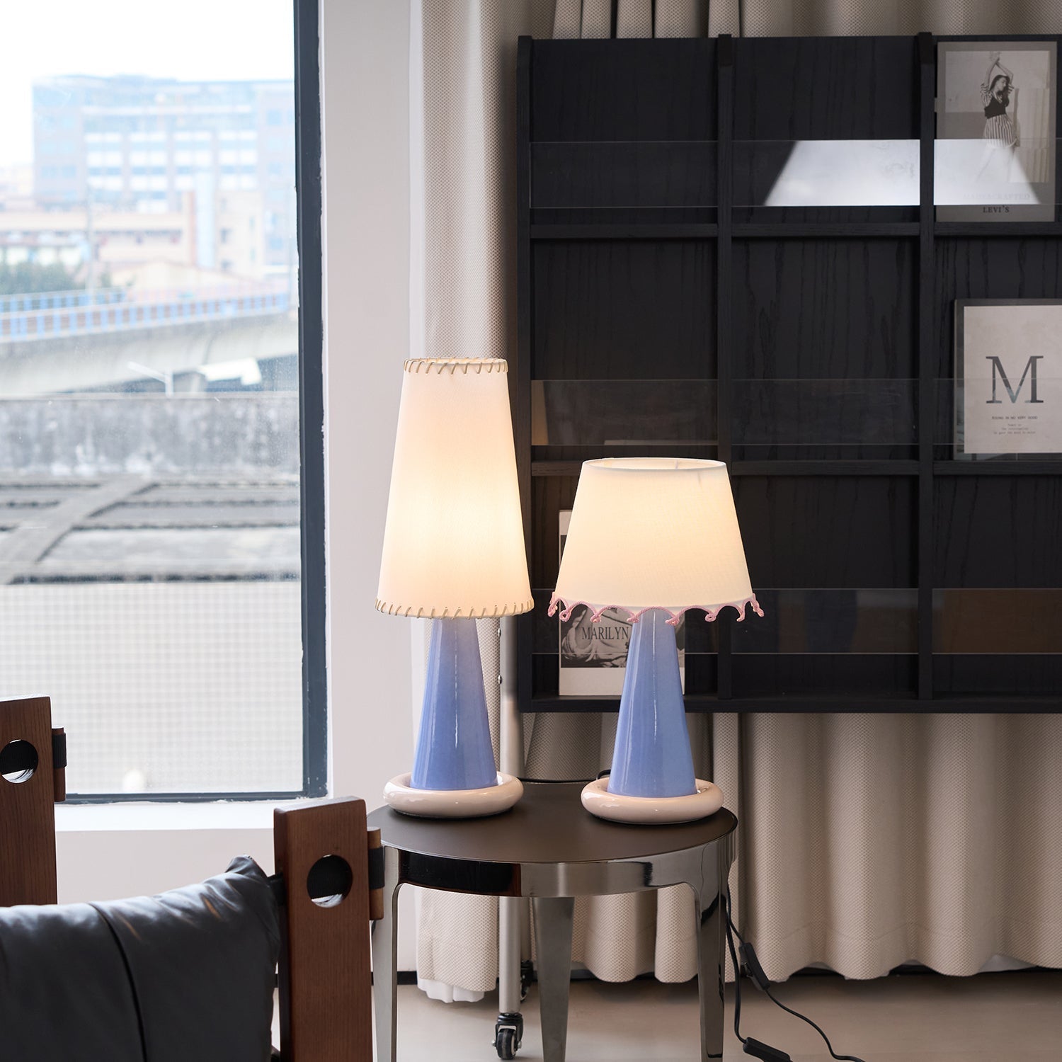 Rhett Modern Ceramic Table Lamp-Neutral Decor