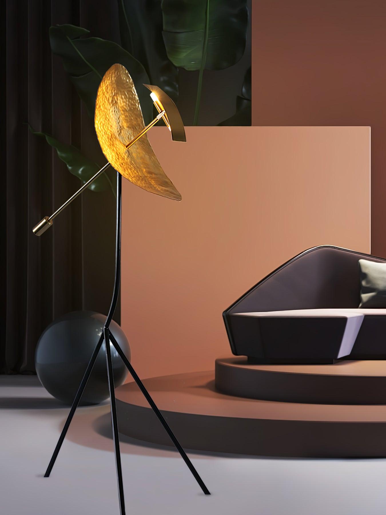 Aurelia Sculptural Floor Lamp-Neutral Decor
