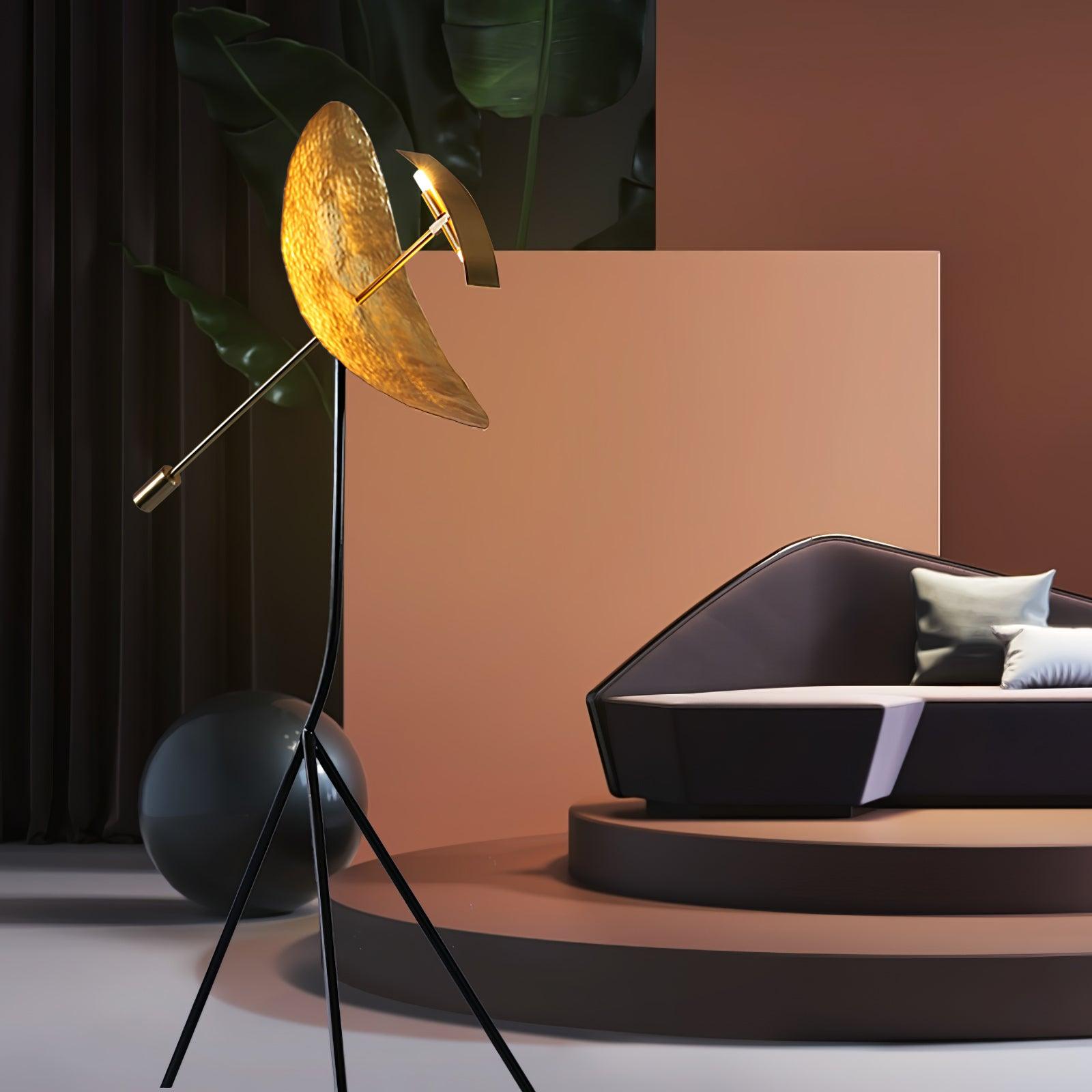 Aurelia Sculptural Floor Lamp-Neutral Decor