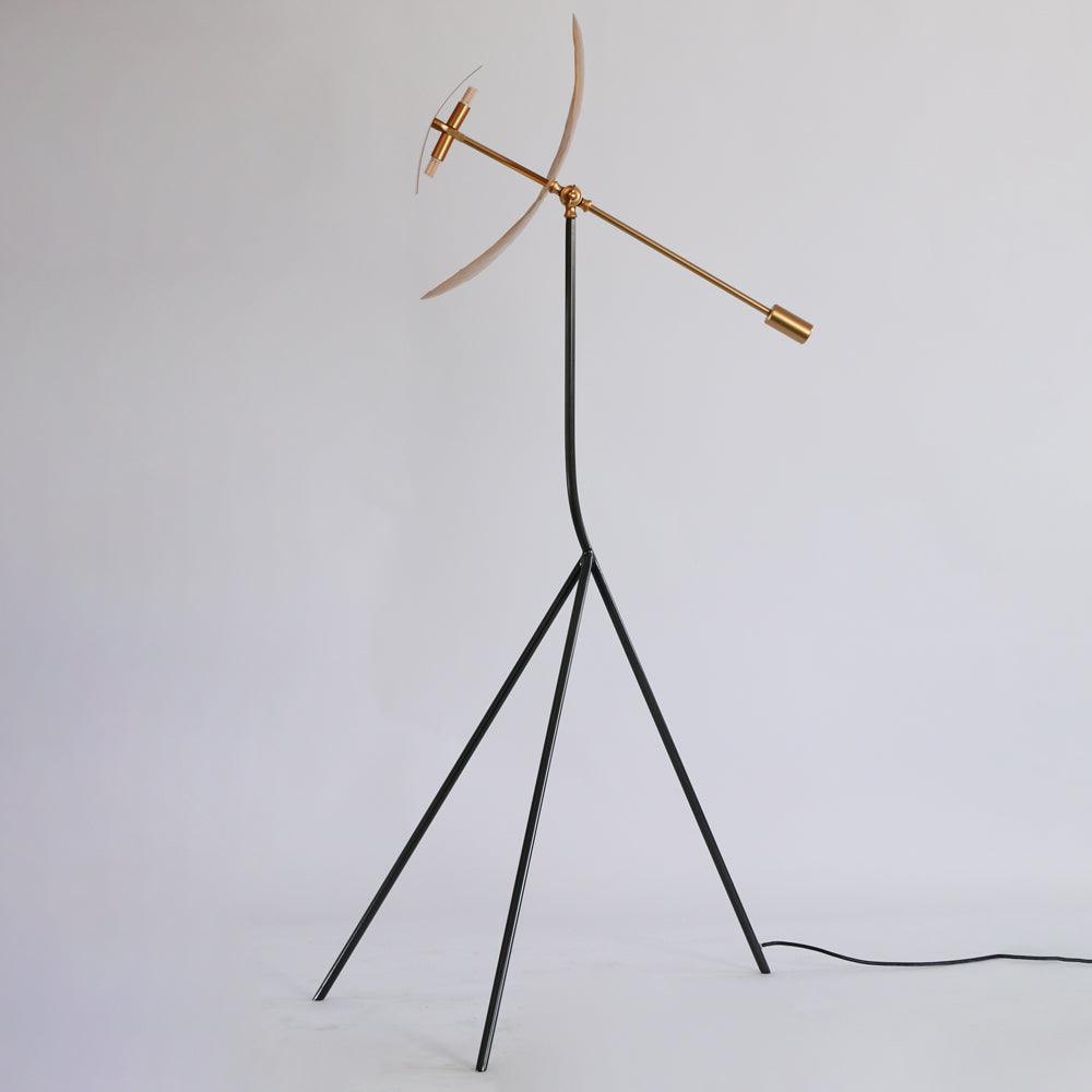 Aurelia Sculptural Floor Lamp-Neutral Decor
