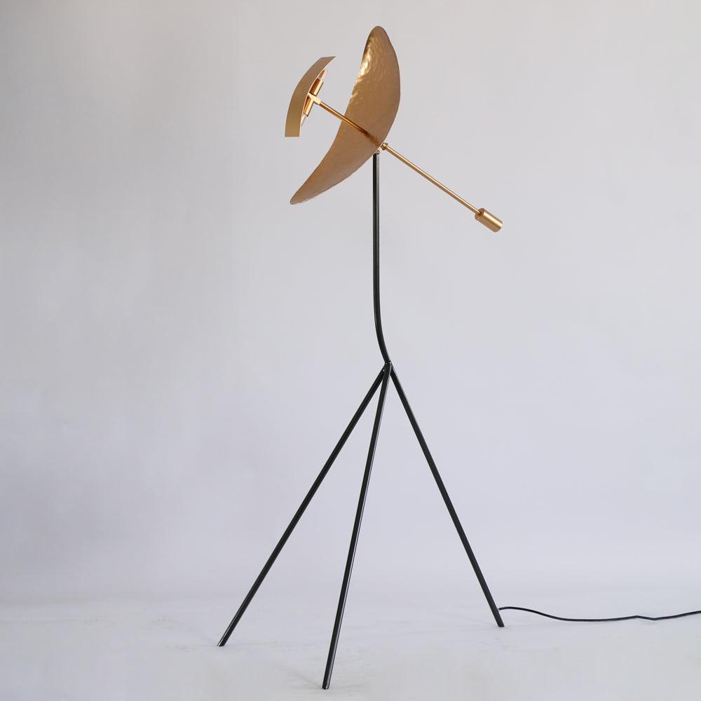 Aurelia Sculptural Floor Lamp-Neutral Decor