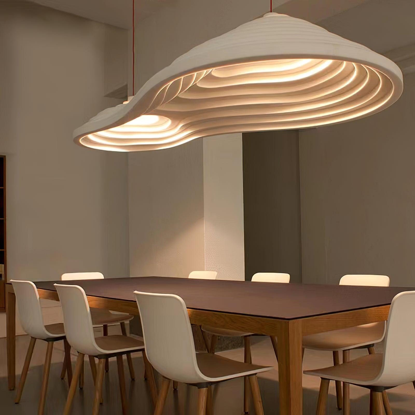Molten Field Nordic Art Plastic Pendant Lamp-Neutral Decor