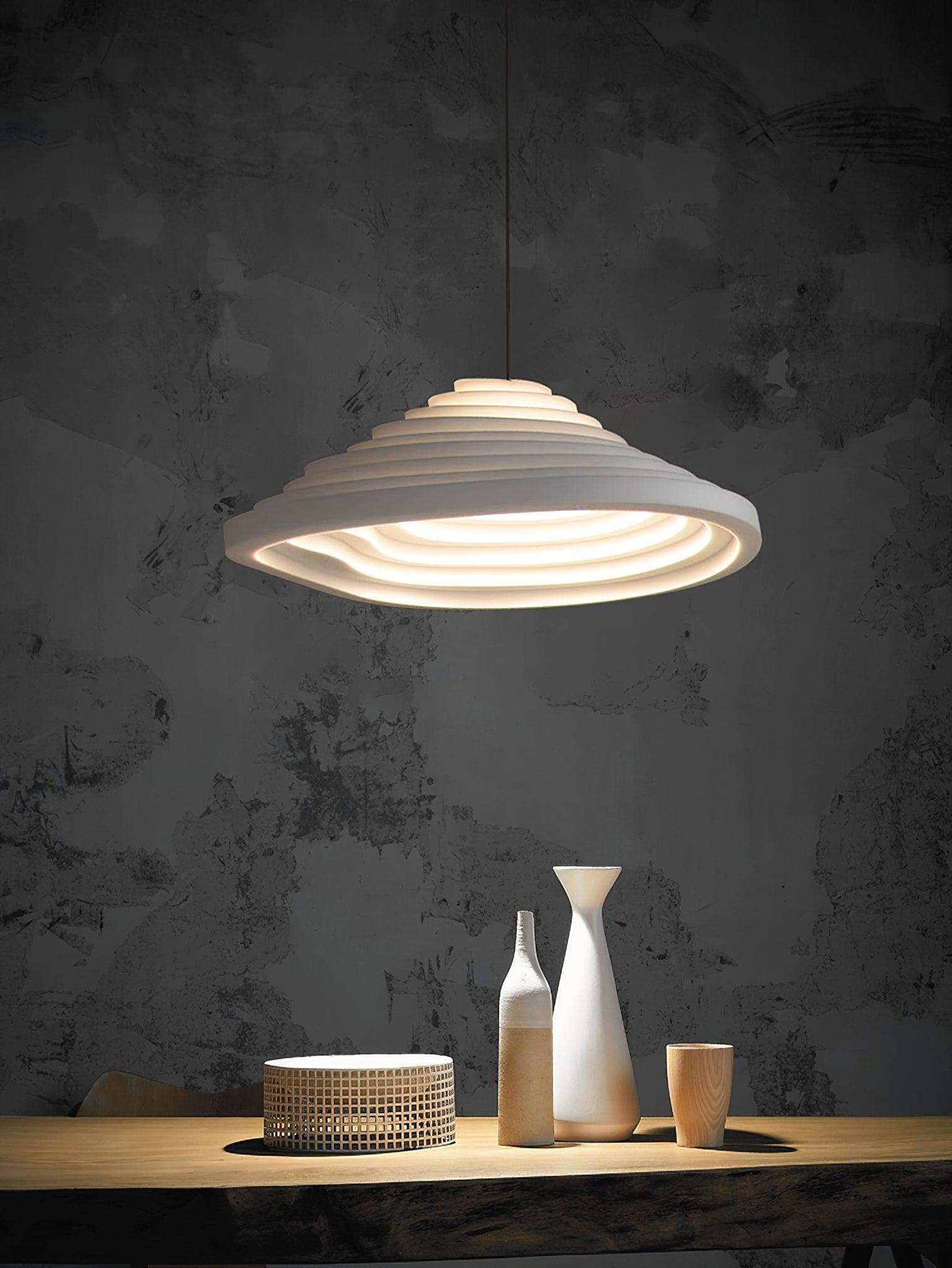 Molten Field Nordic Art Plastic Pendant Lamp-Neutral Decor