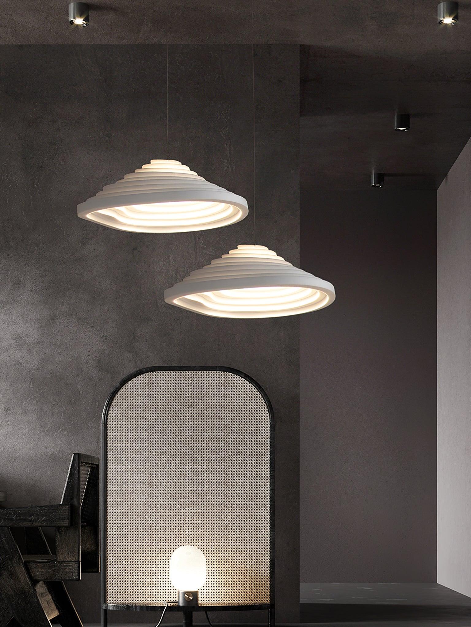 Molten Field Nordic Art Plastic Pendant Lamp-Neutral Decor