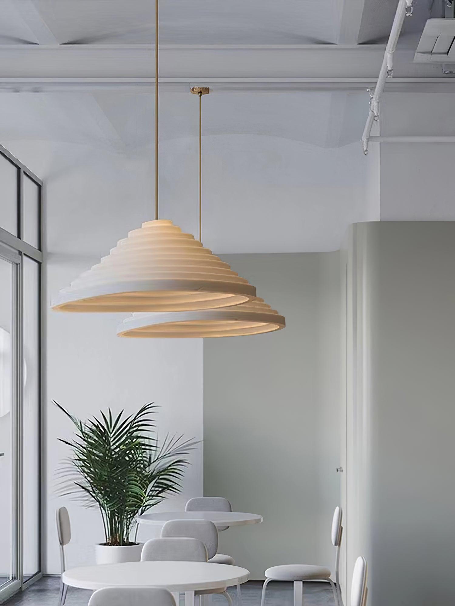 Molten Field Nordic Art Plastic Pendant Lamp-Neutral Decor