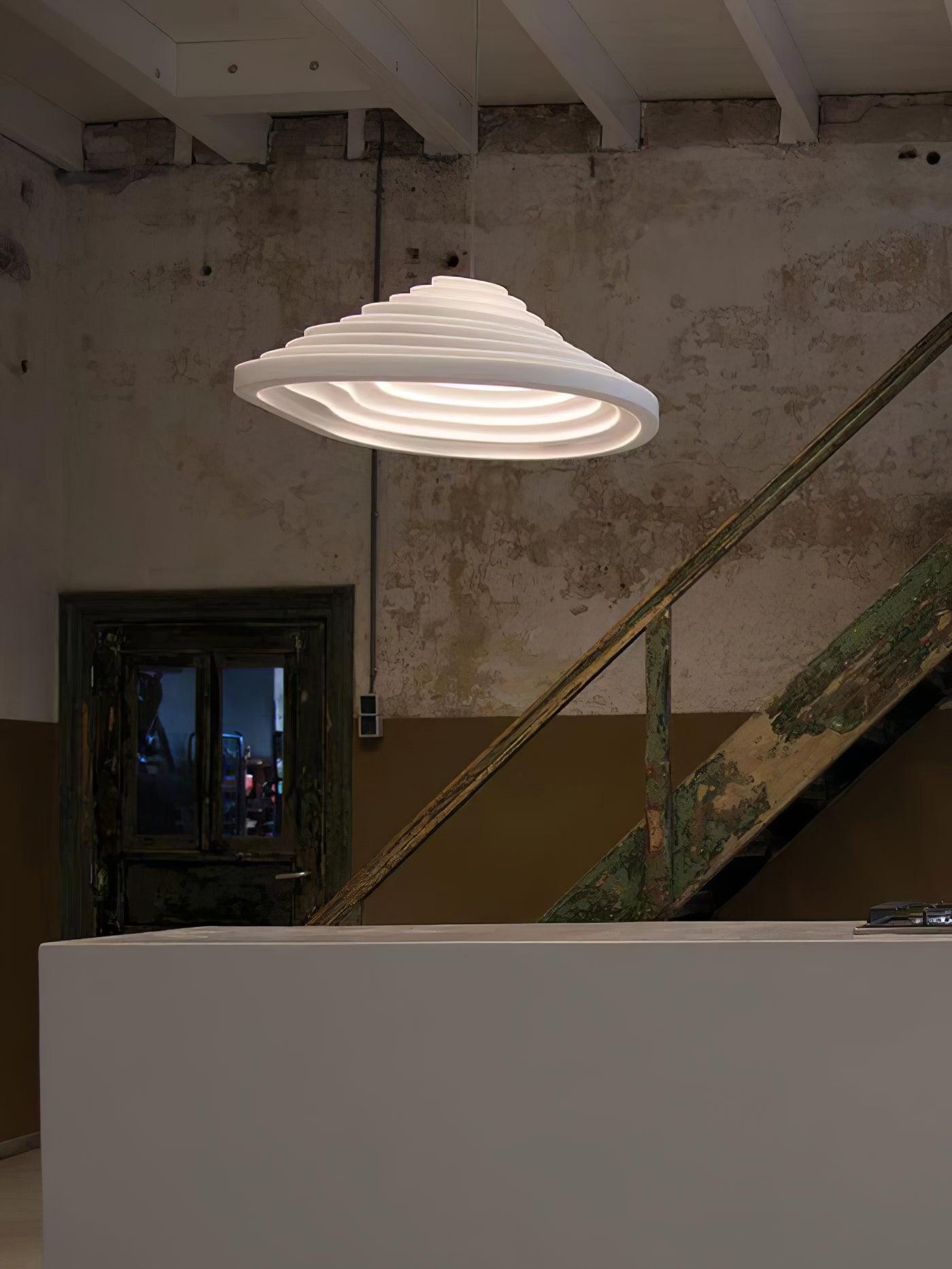 Molten Field Nordic Art Plastic Pendant Lamp-Neutral Decor