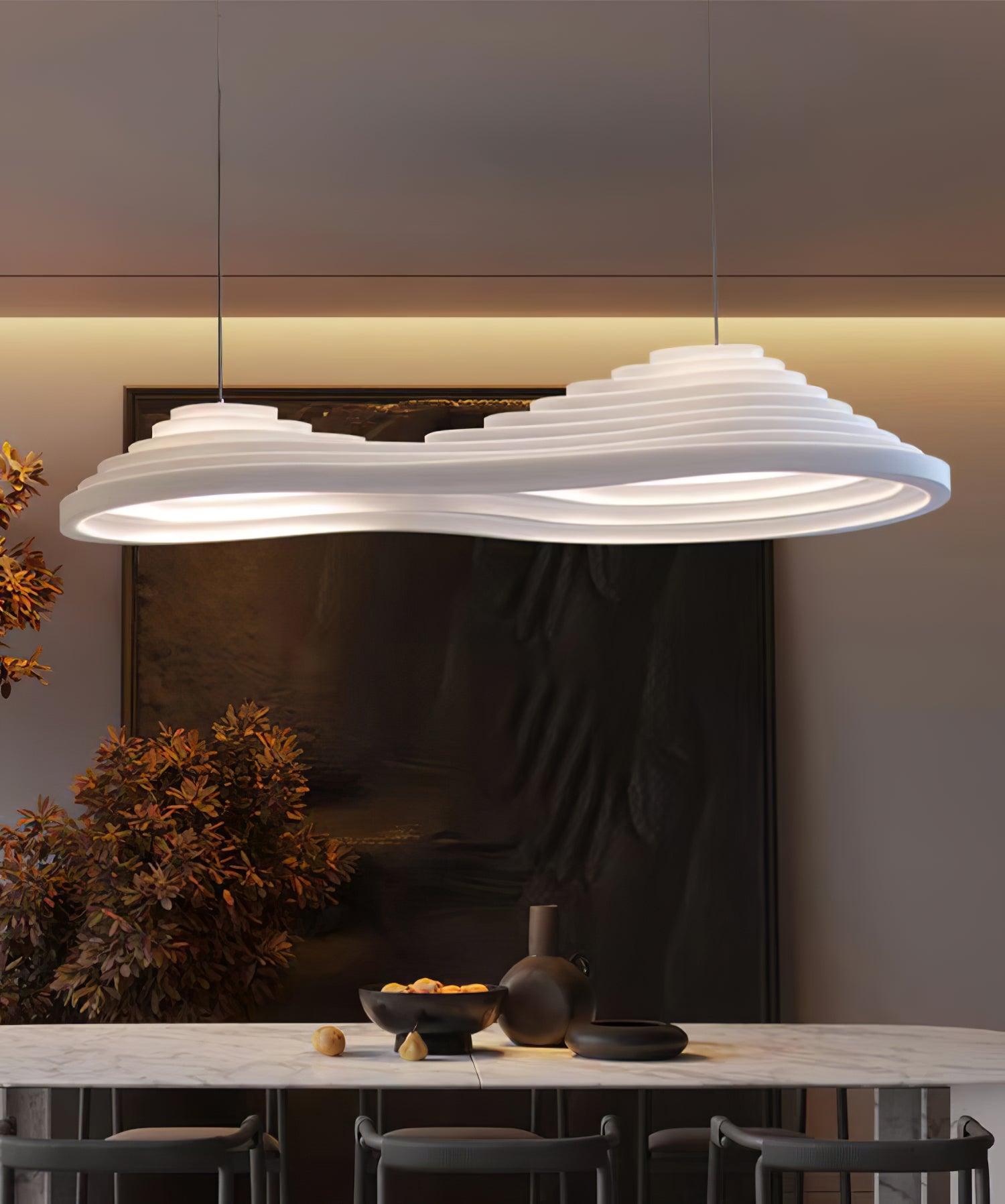 Molten Field Nordic Art Plastic Pendant Lamp-Neutral Decor