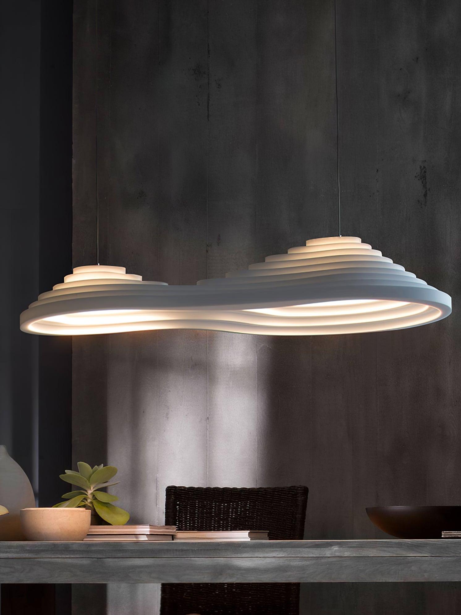 Molten Field Nordic Art Plastic Pendant Lamp-Neutral Decor
