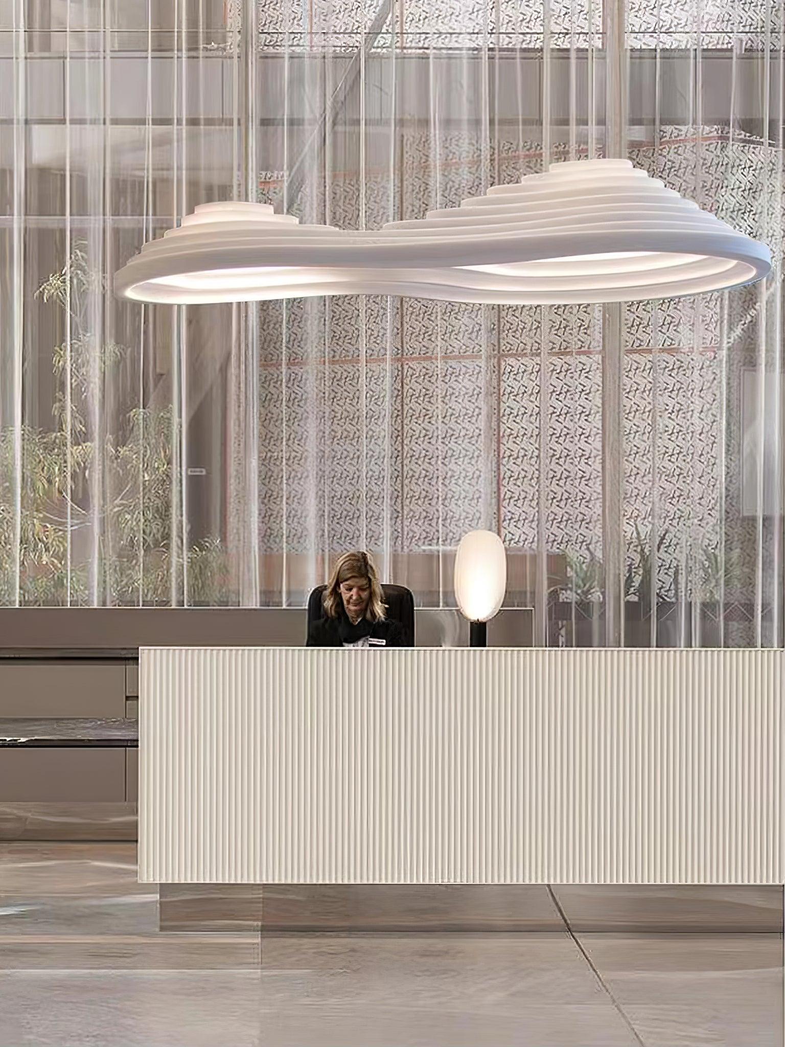 Molten Field Nordic Art Plastic Pendant Lamp-Neutral Decor