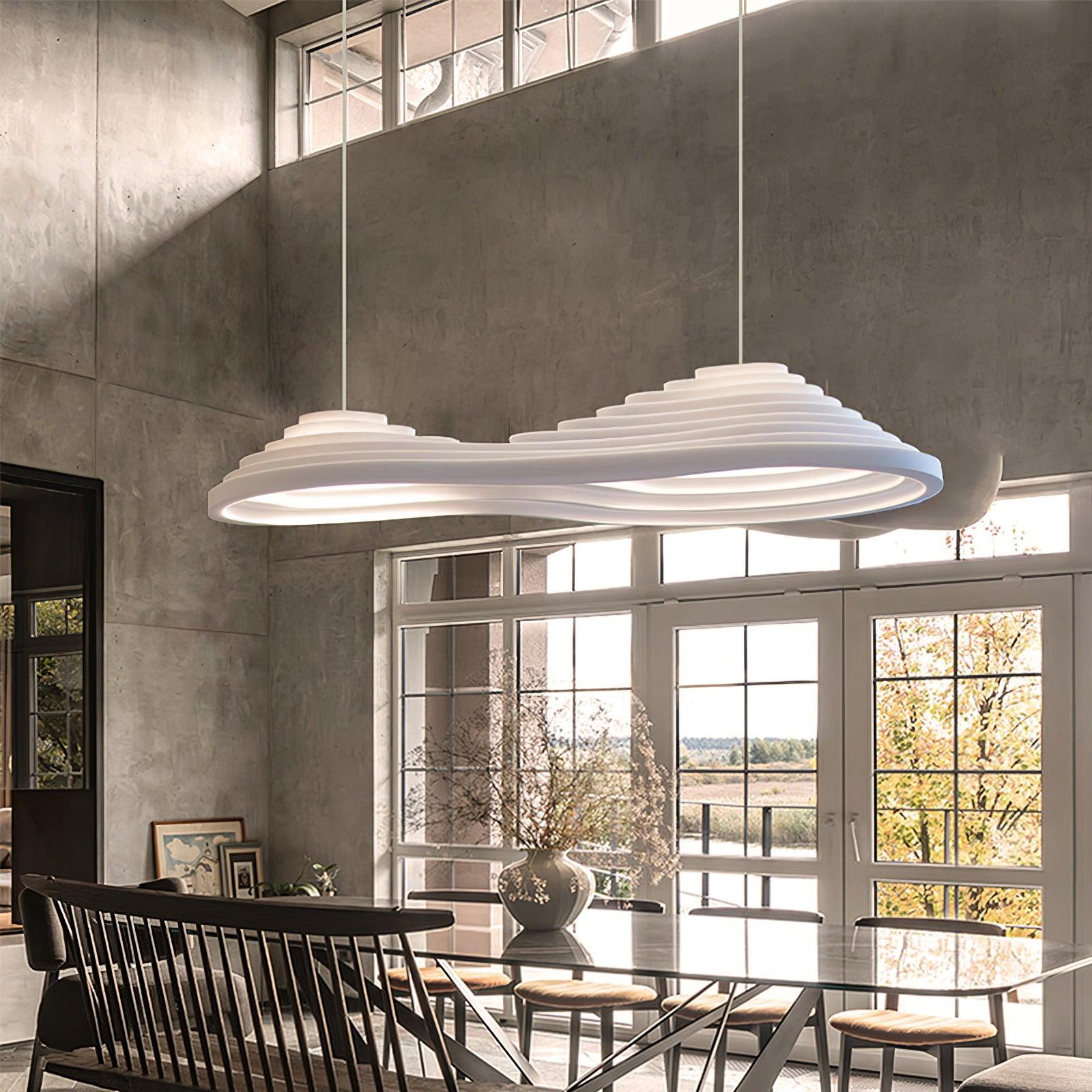 Molten Field Nordic Art Plastic Pendant Lamp-Neutral Decor