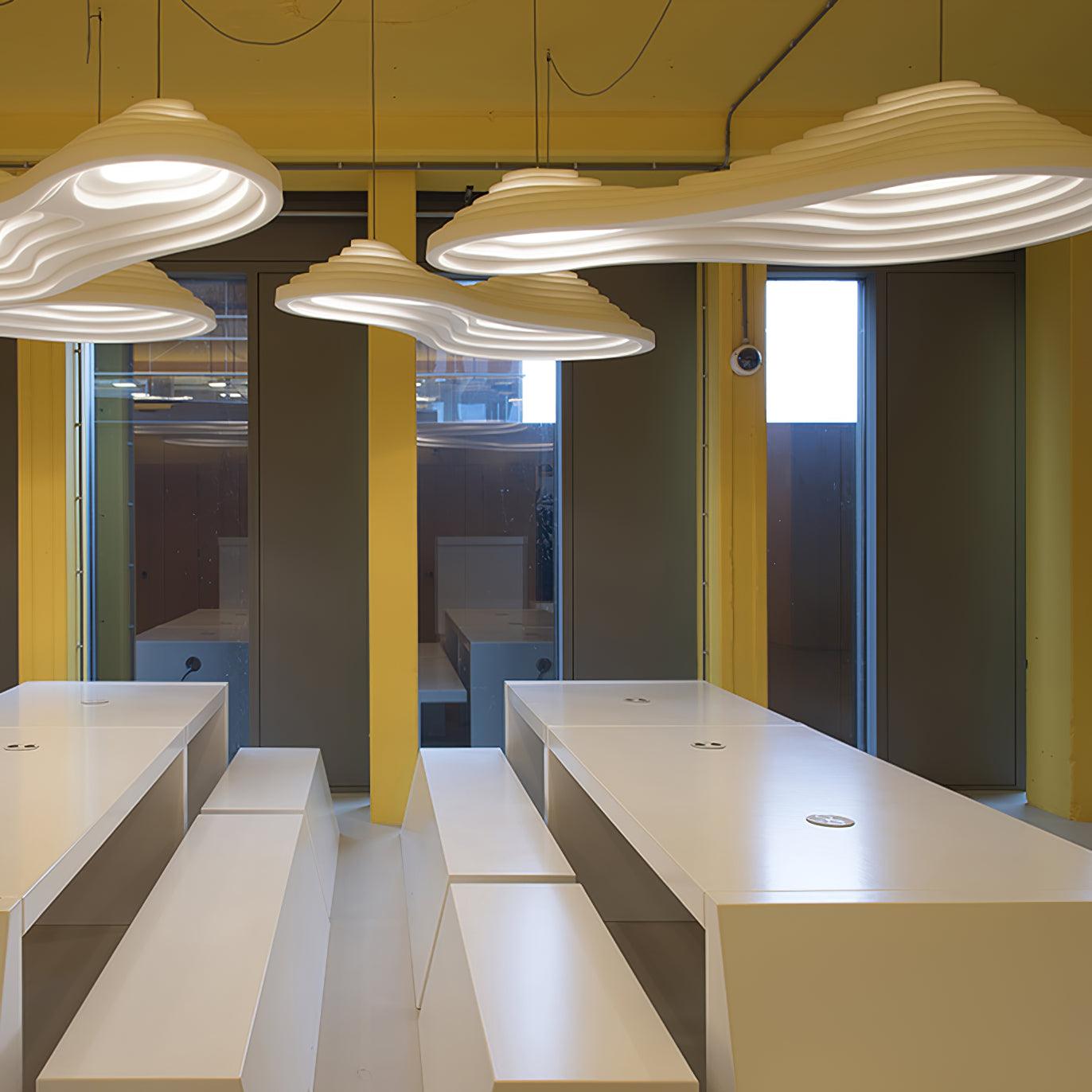 Molten Field Nordic Art Plastic Pendant Lamp-Neutral Decor