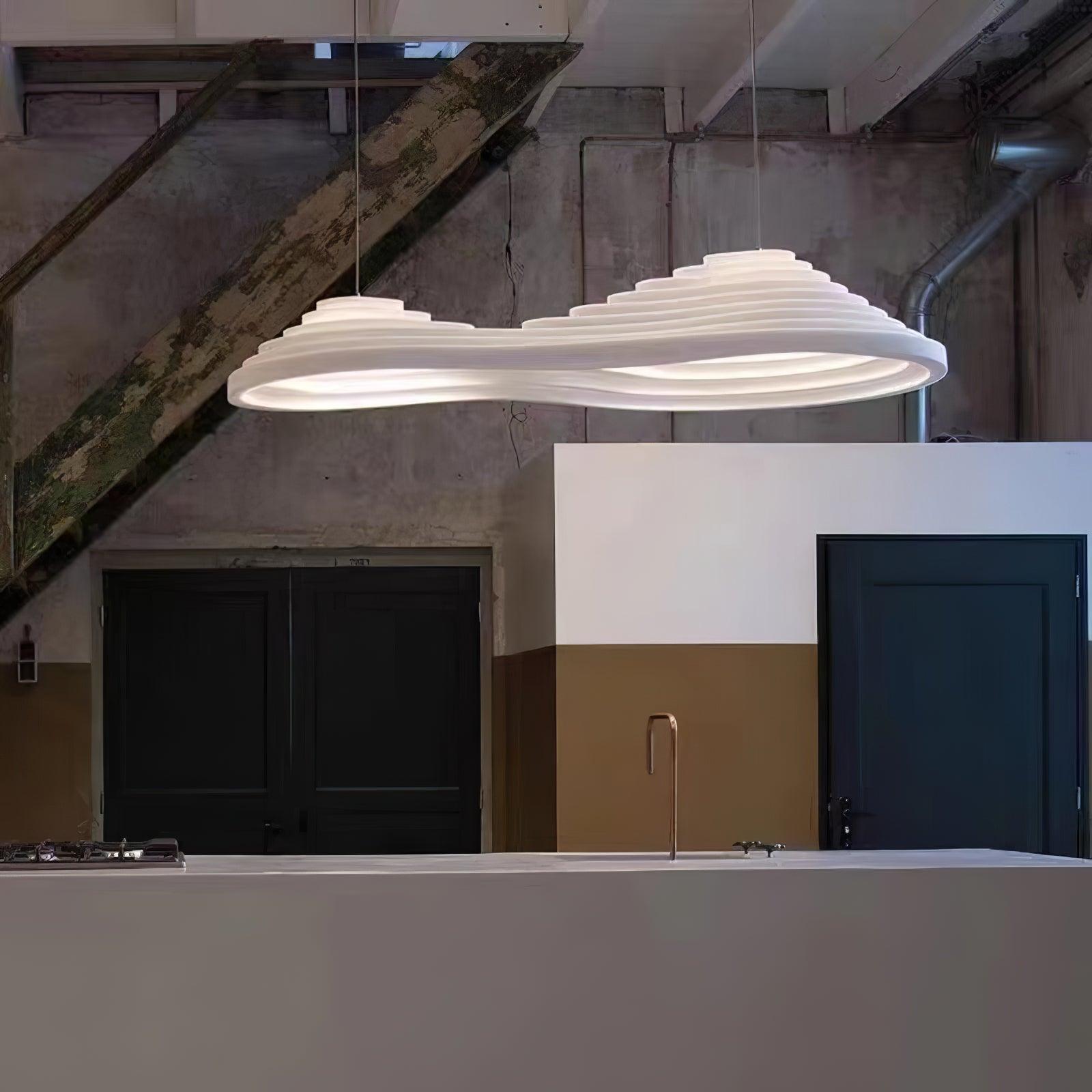 Molten Field Nordic Art Plastic Pendant Lamp-Neutral Decor