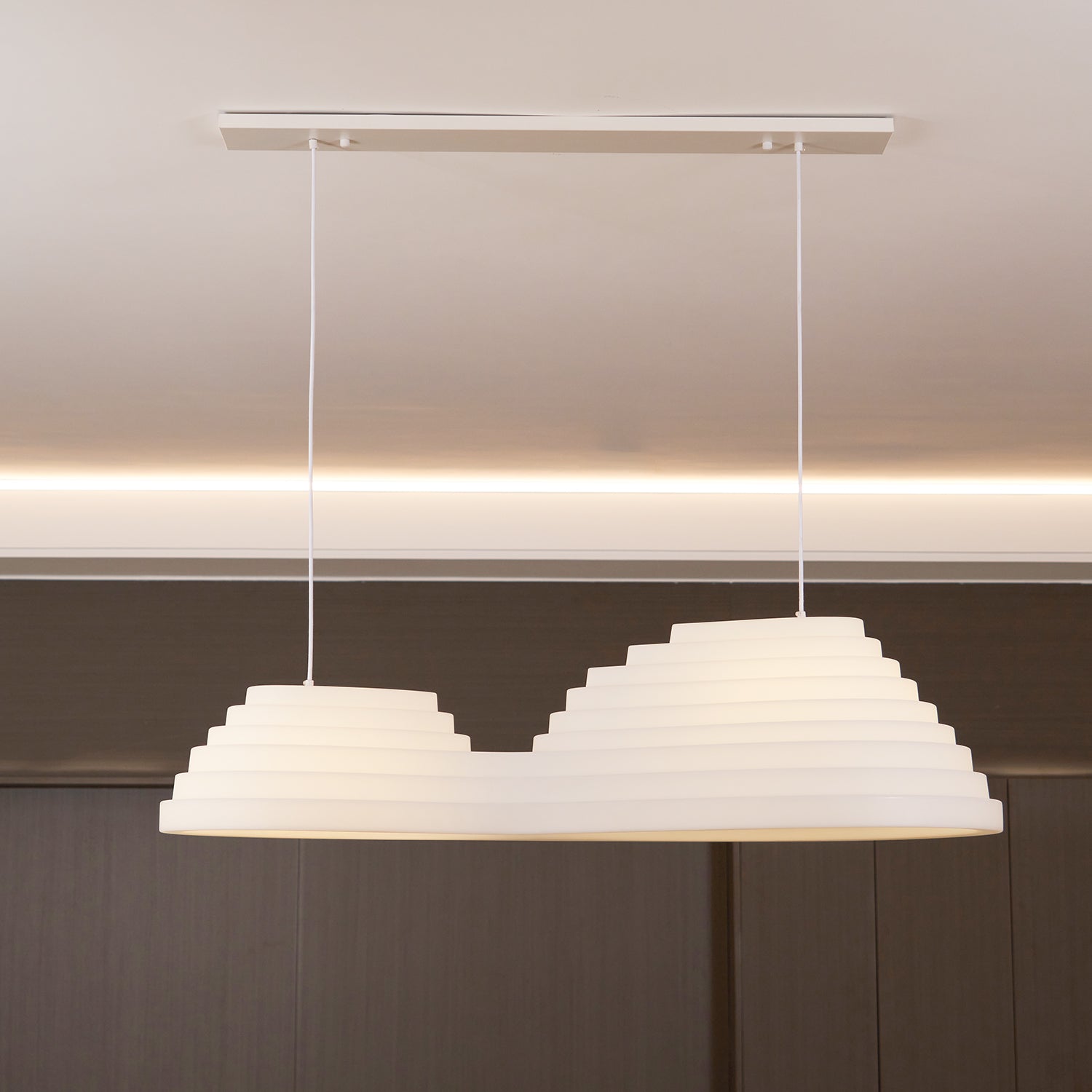 Molten Field Nordic Art Plastic Pendant Lamp-Neutral Decor