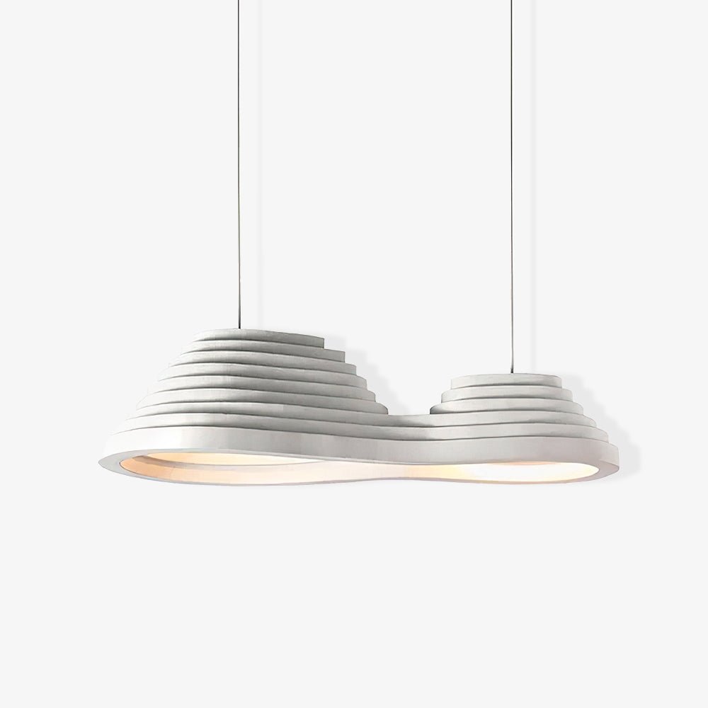 Deveny Minimalist Resin Pendant Lamp-Neutral Decor