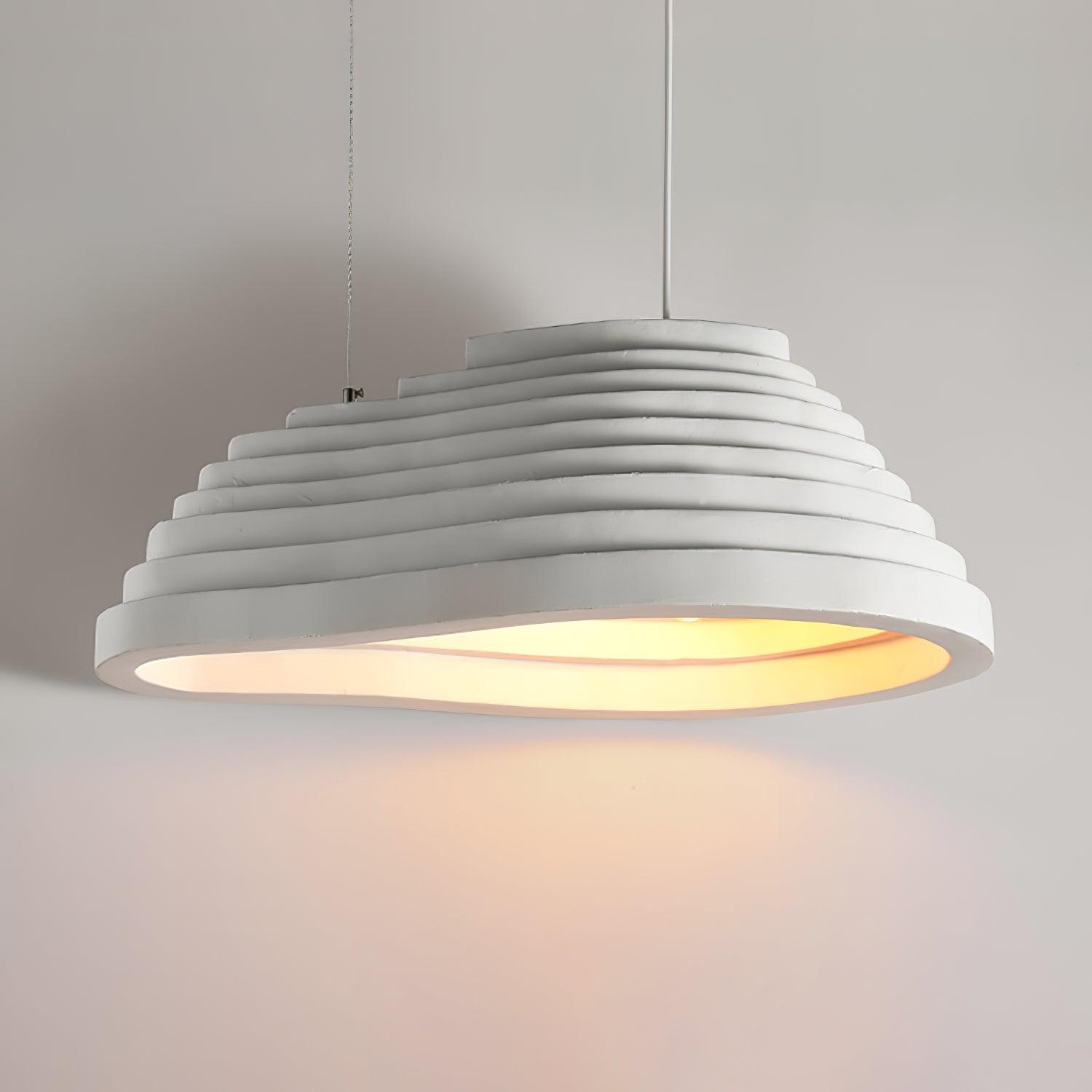 Deveny Minimalist Resin Pendant Lamp-Neutral Decor