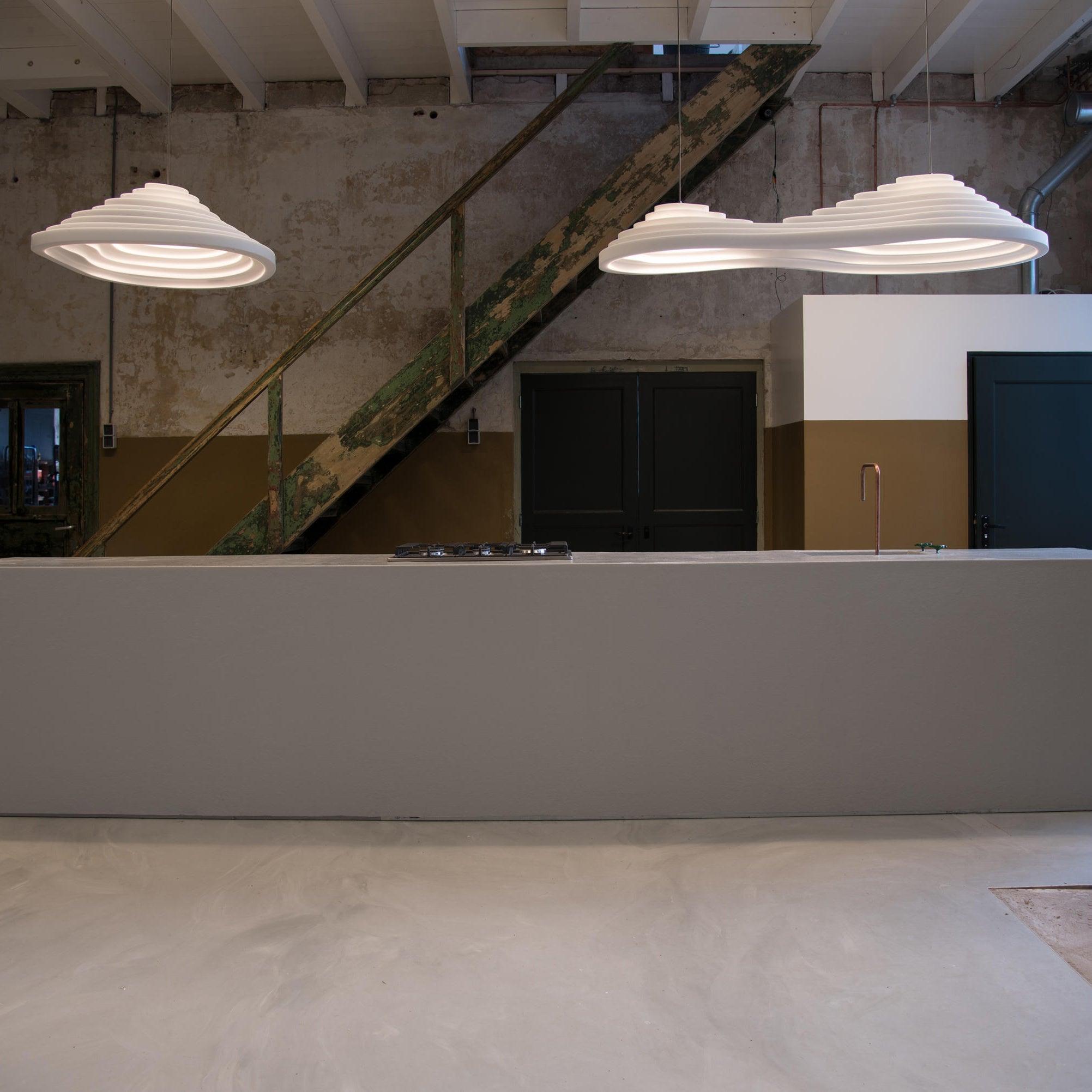 Deveny Minimalist Resin Pendant Lamp-Neutral Decor