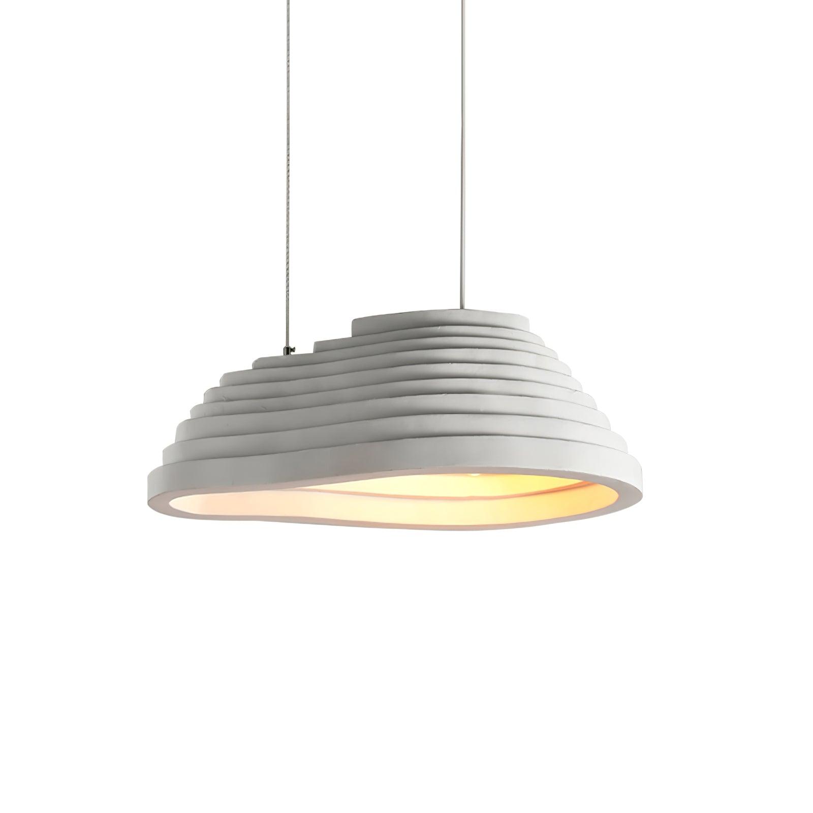 Deveny Minimalist Resin Pendant Lamp-Neutral Decor