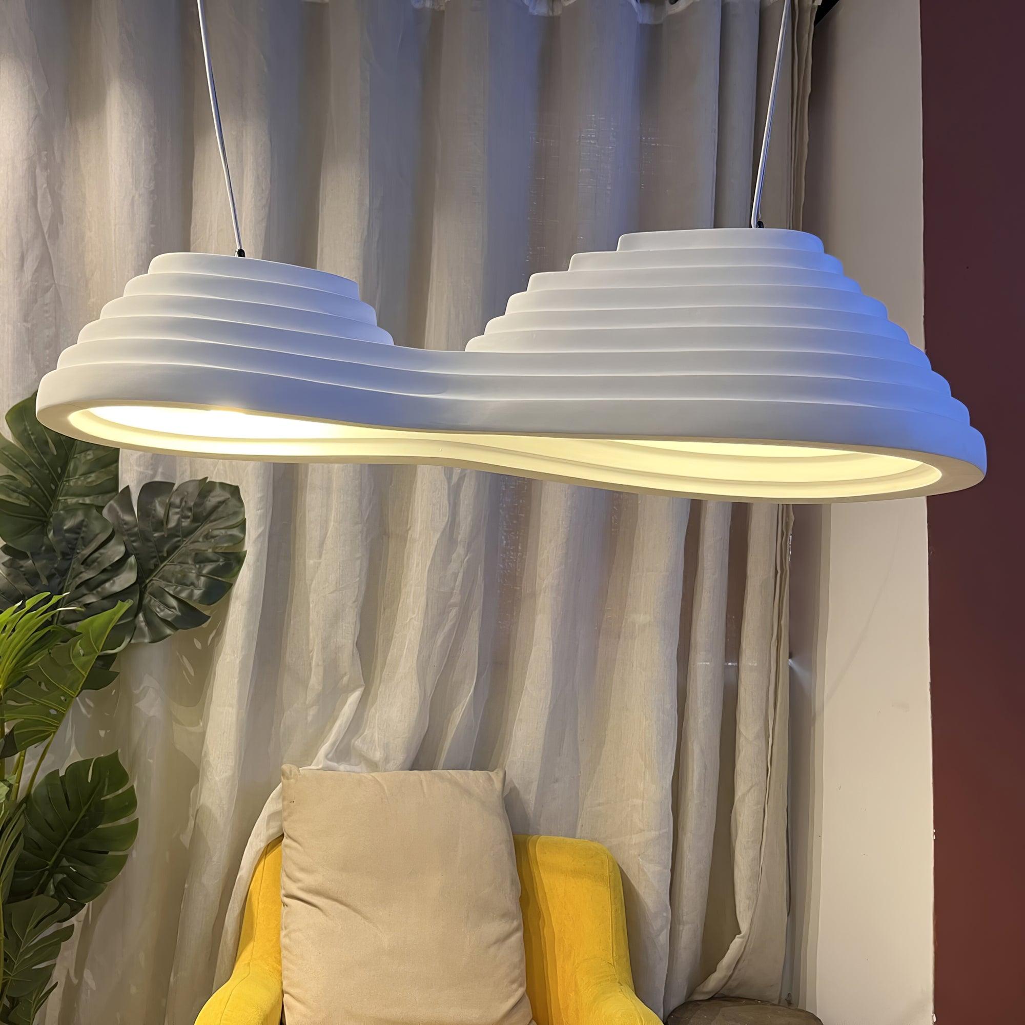 Deveny Minimalist Resin Pendant Lamp-Neutral Decor