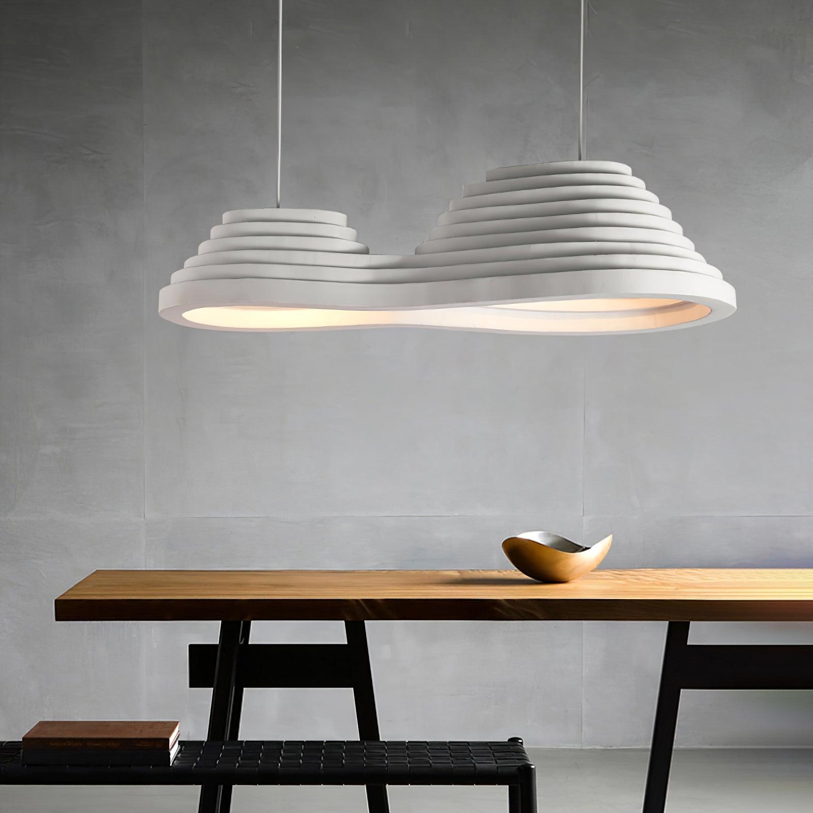 Deveny Minimalist Resin Pendant Lamp-Neutral Decor