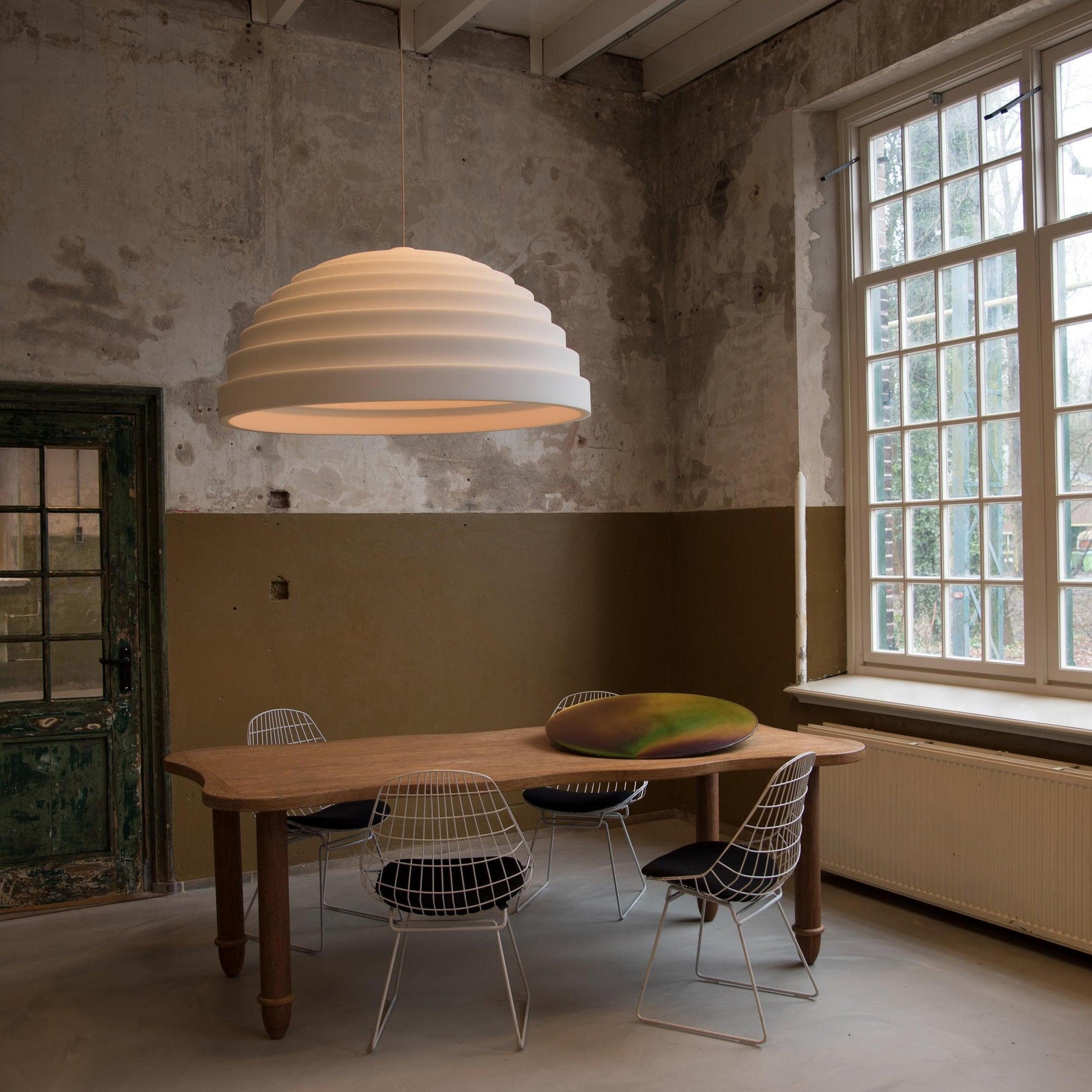 Deveny Minimalist Resin Pendant Lamp-Neutral Decor