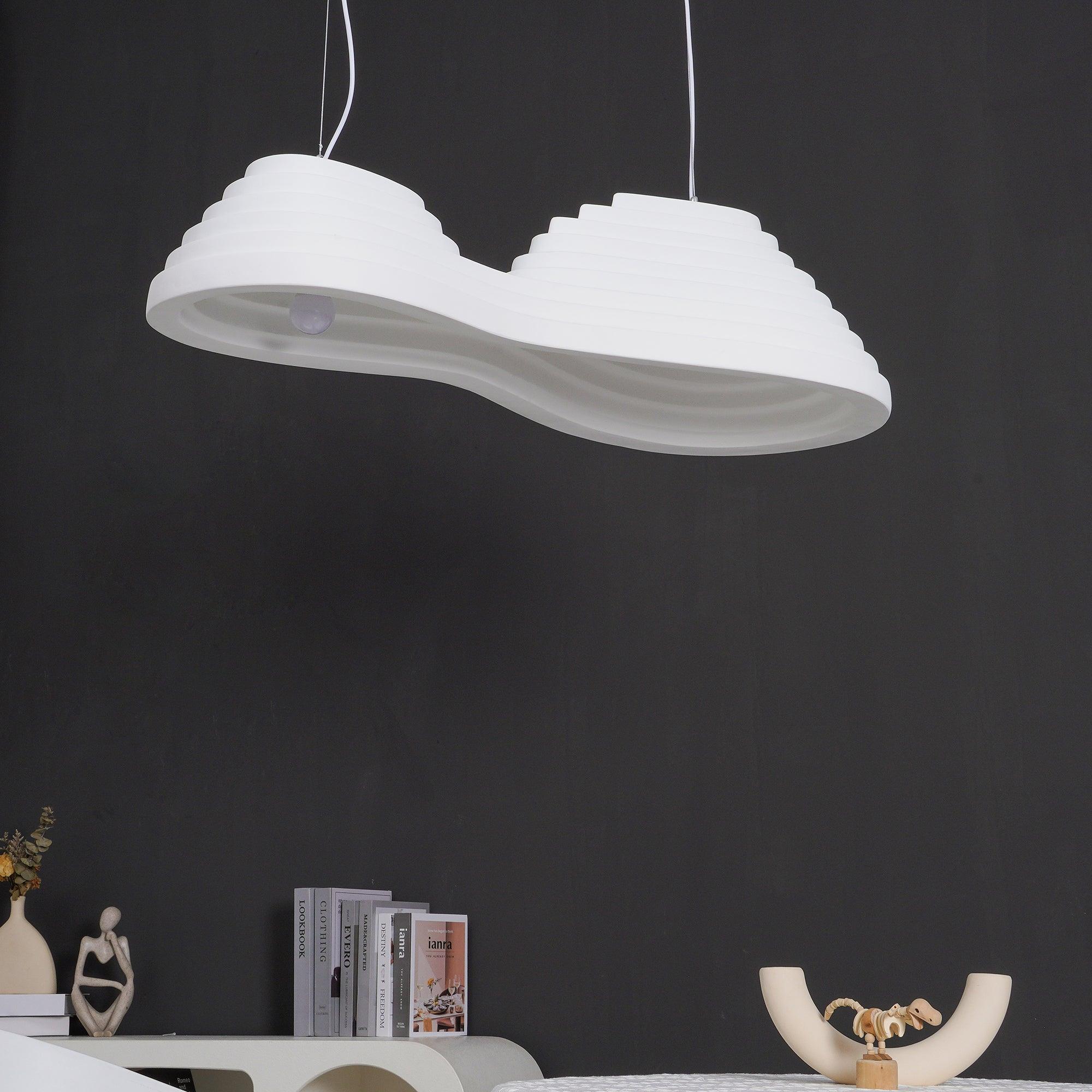 Deveny Minimalist Resin Pendant Lamp-Neutral Decor