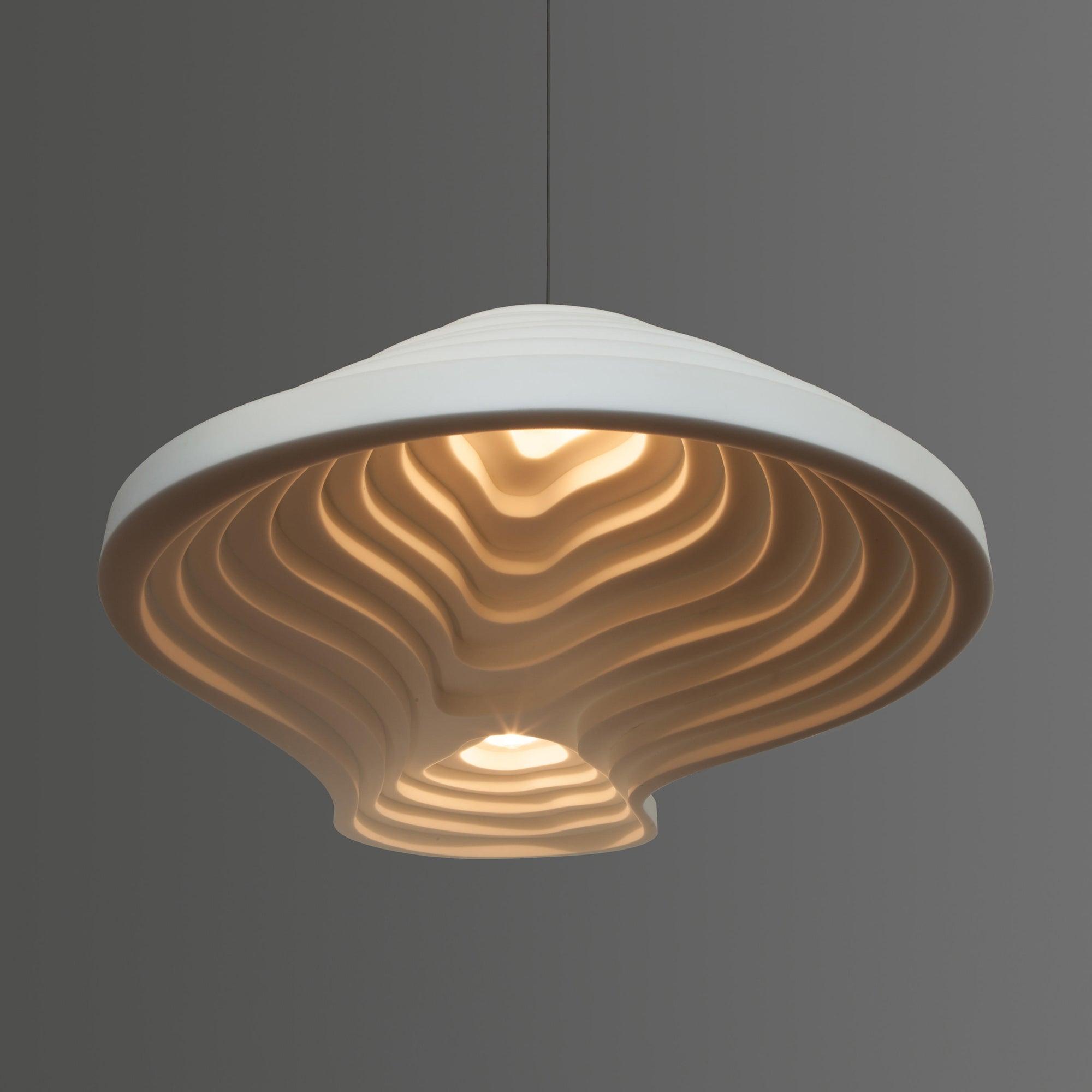 Deveny Minimalist Resin Pendant Lamp-Neutral Decor