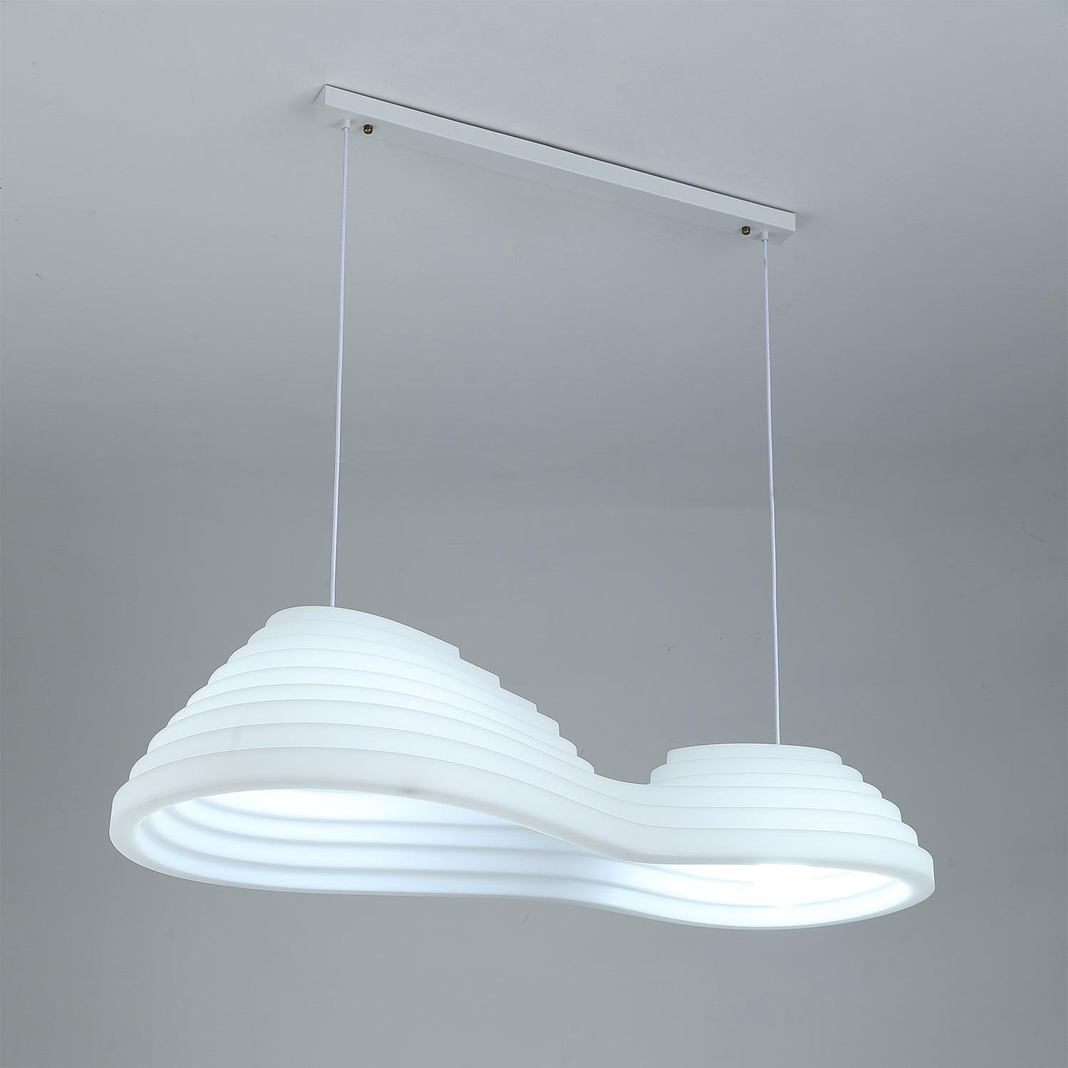 Molten Field Nordic Art Plastic Pendant Lamp-Neutral Decor