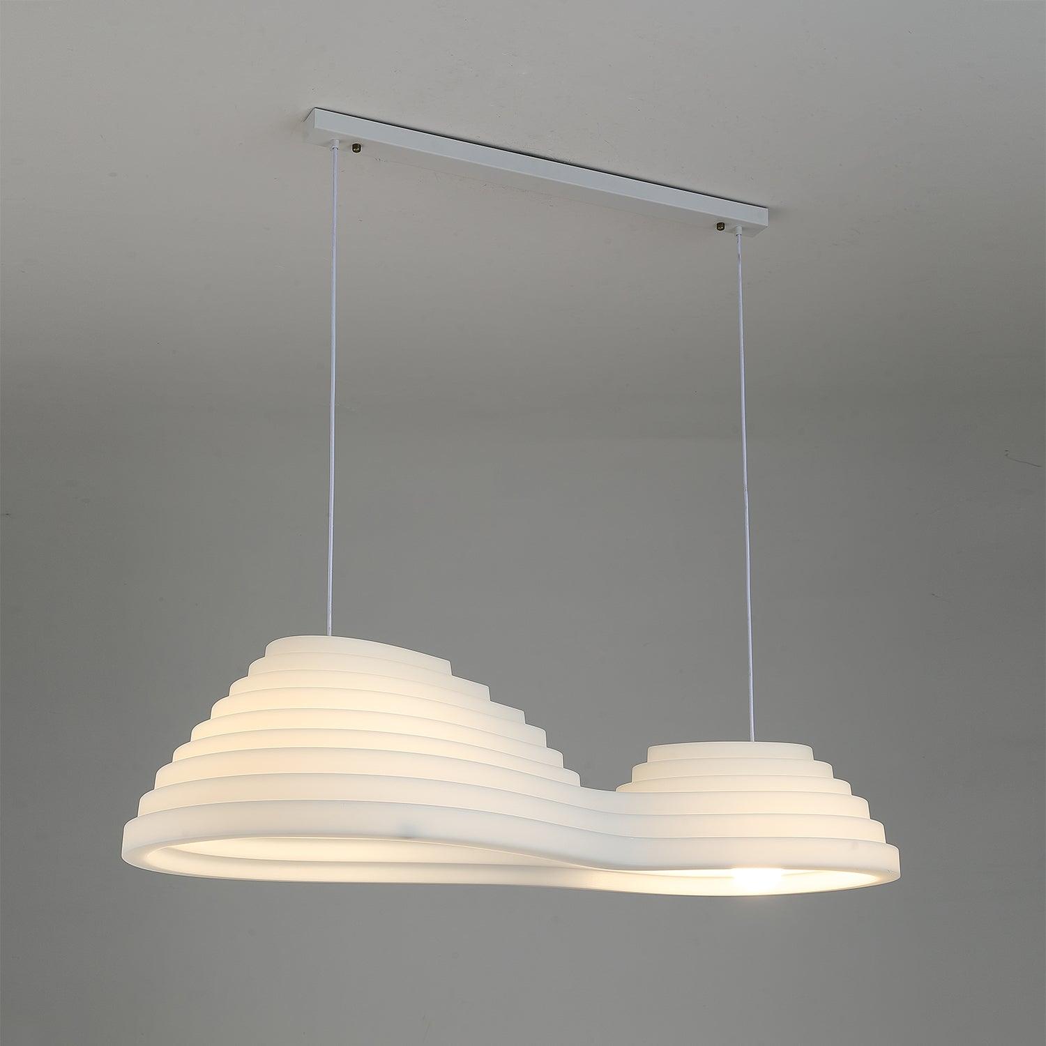 Molten Field Nordic Art Plastic Pendant Lamp-Neutral Decor