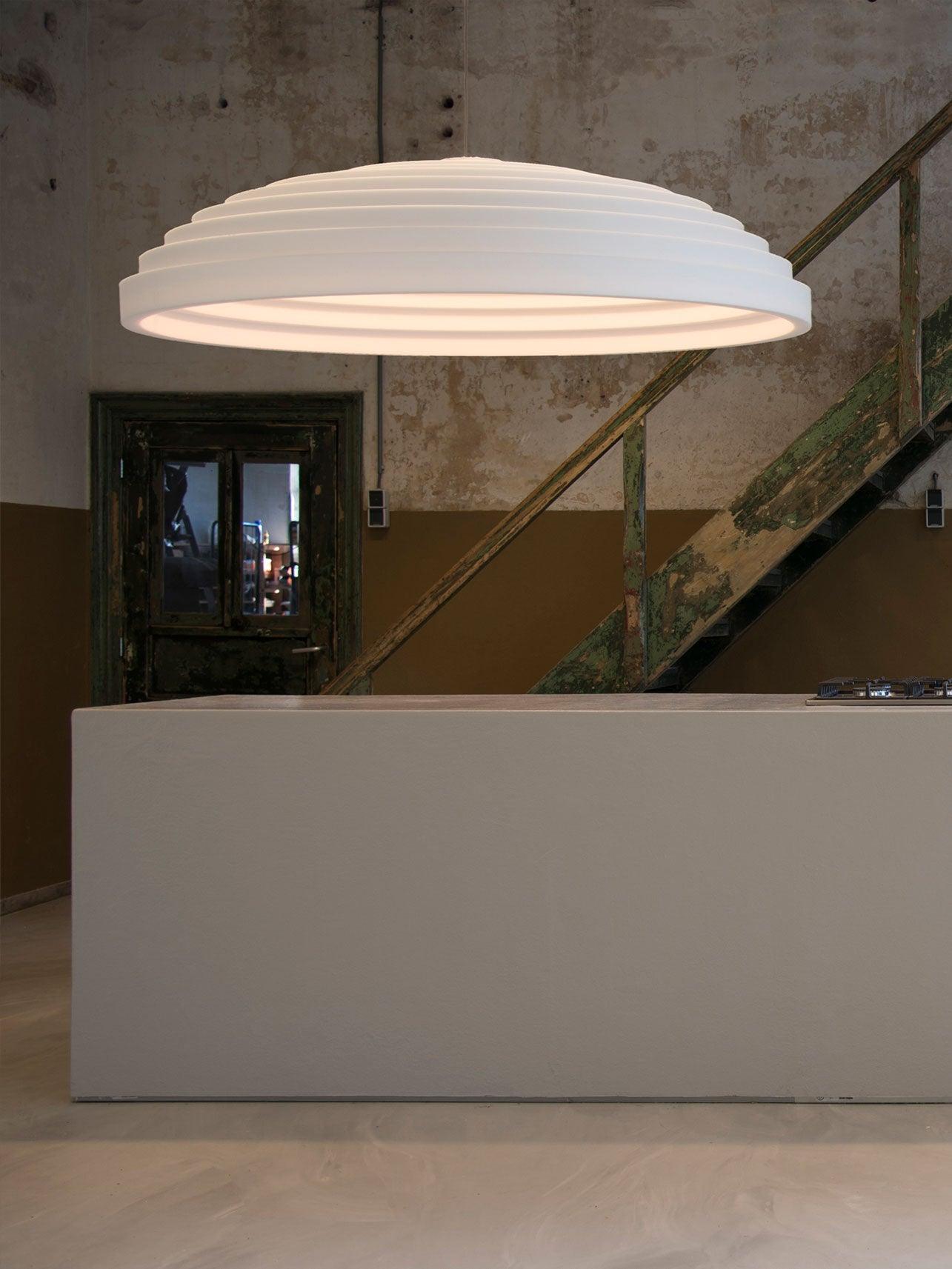 Molten Field Nordic Art Plastic Pendant Lamp-Neutral Decor