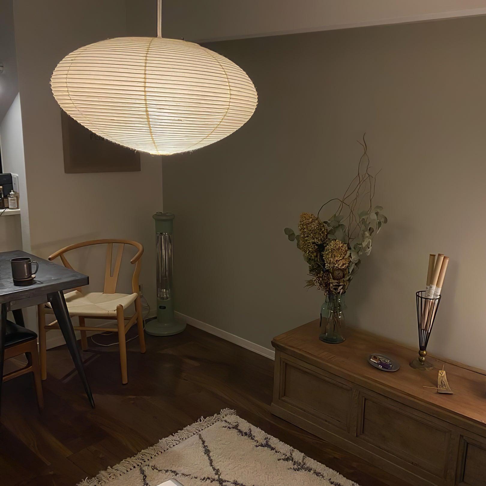 Lustra Pendant Lamp Paper for Living Room-Neutral Decor