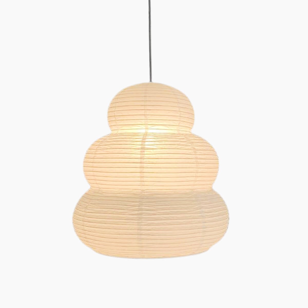 Gemma Modern Paper Pendant Light-Neutral Decor