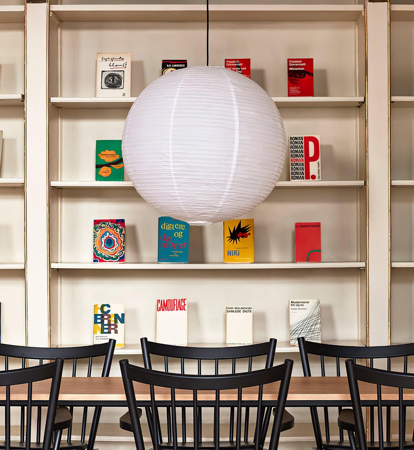 Lustra Pendant Lamp Paper for Living Room-Neutral Decor