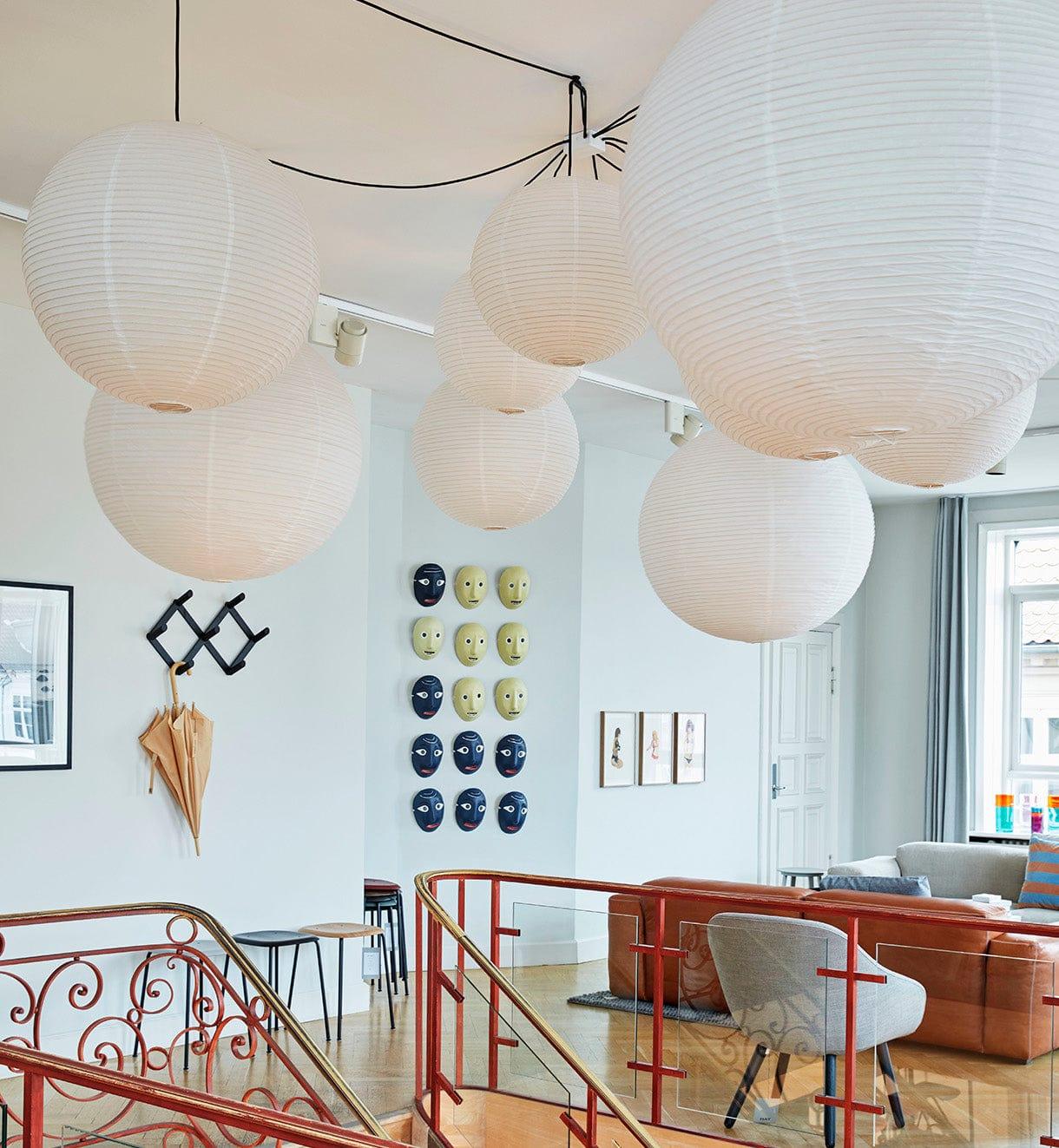 Lustra Pendant Lamp Paper for Living Room-Neutral Decor